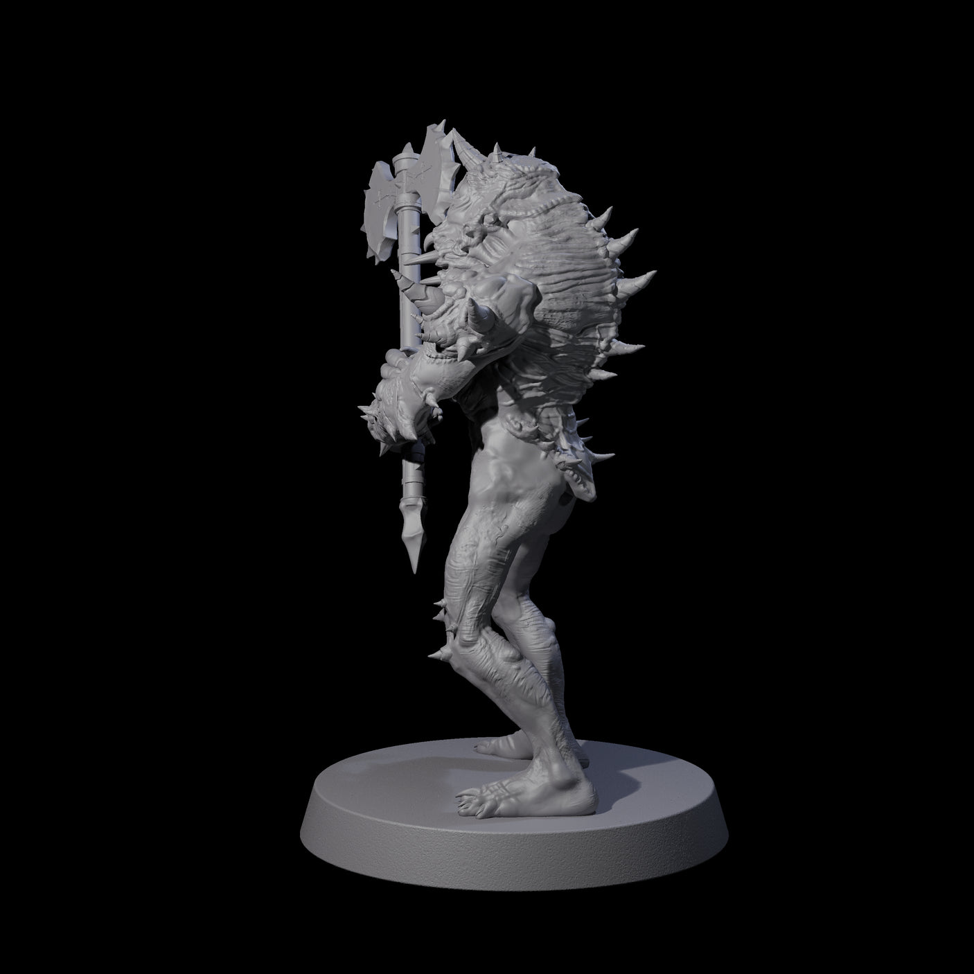 Plagued Rutterkin E Miniature for Dungeons and Dragons, Pathfinder or other TTRPGs