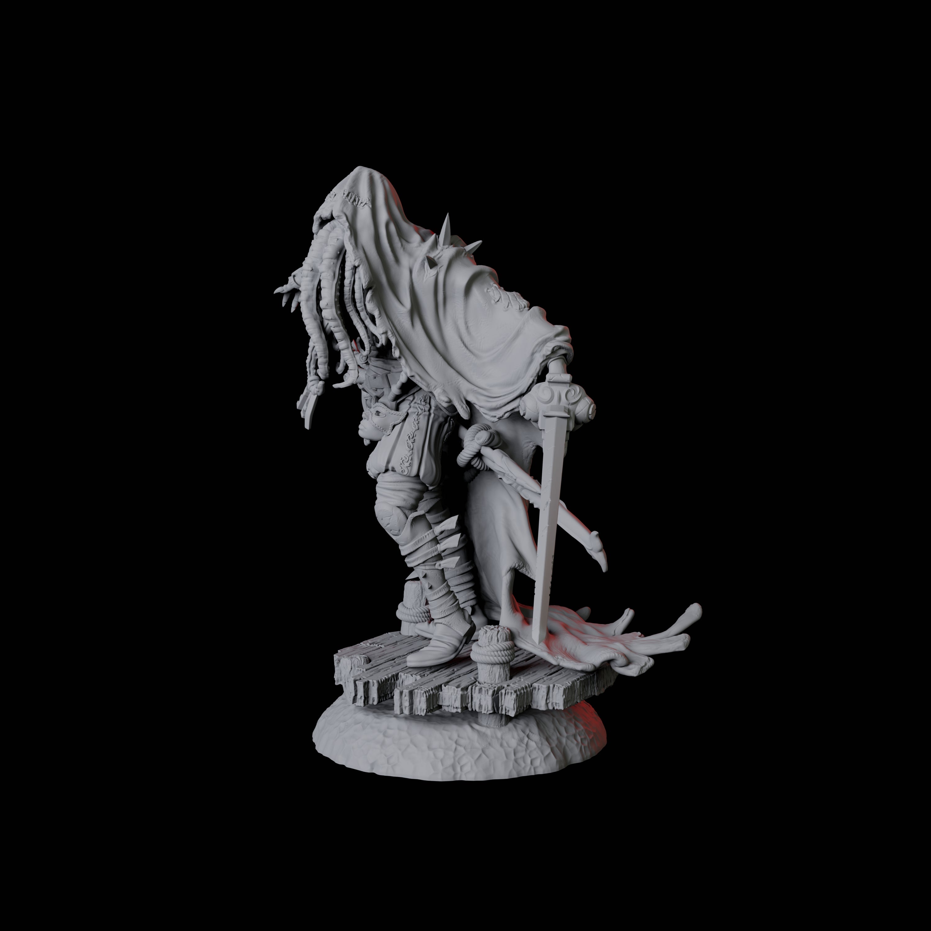 Plane Hopping Astral Mind Flayer Assassin Miniature for Dungeons and Dragons, Pathfinder or other TTRPGs