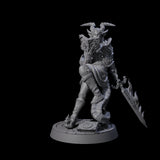 Planning Tiefling Hexblade Miniature for Dungeons and Dragons, Pathfinder or other TTRPGs