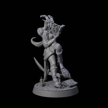 Planning Tiefling Hexblade Miniature for Dungeons and Dragons, Pathfinder or other TTRPGs