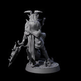 Planning Tiefling Hexblade Miniature for Dungeons and Dragons, Pathfinder or other TTRPGs