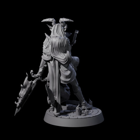 Planning Tiefling Hexblade Miniature for Dungeons and Dragons, Pathfinder or other TTRPGs