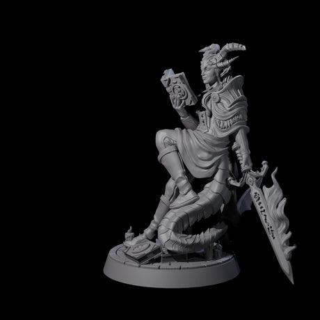 Planning Tiefling Hexblade Miniature for Dungeons and Dragons, Pathfinder or other TTRPGs