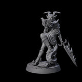Planning Tiefling Hexblade Miniature for Dungeons and Dragons, Pathfinder or other TTRPGs
