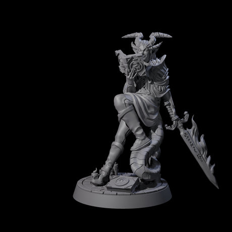 Planning Tiefling Hexblade Miniature for Dungeons and Dragons, Pathfinder or other TTRPGs