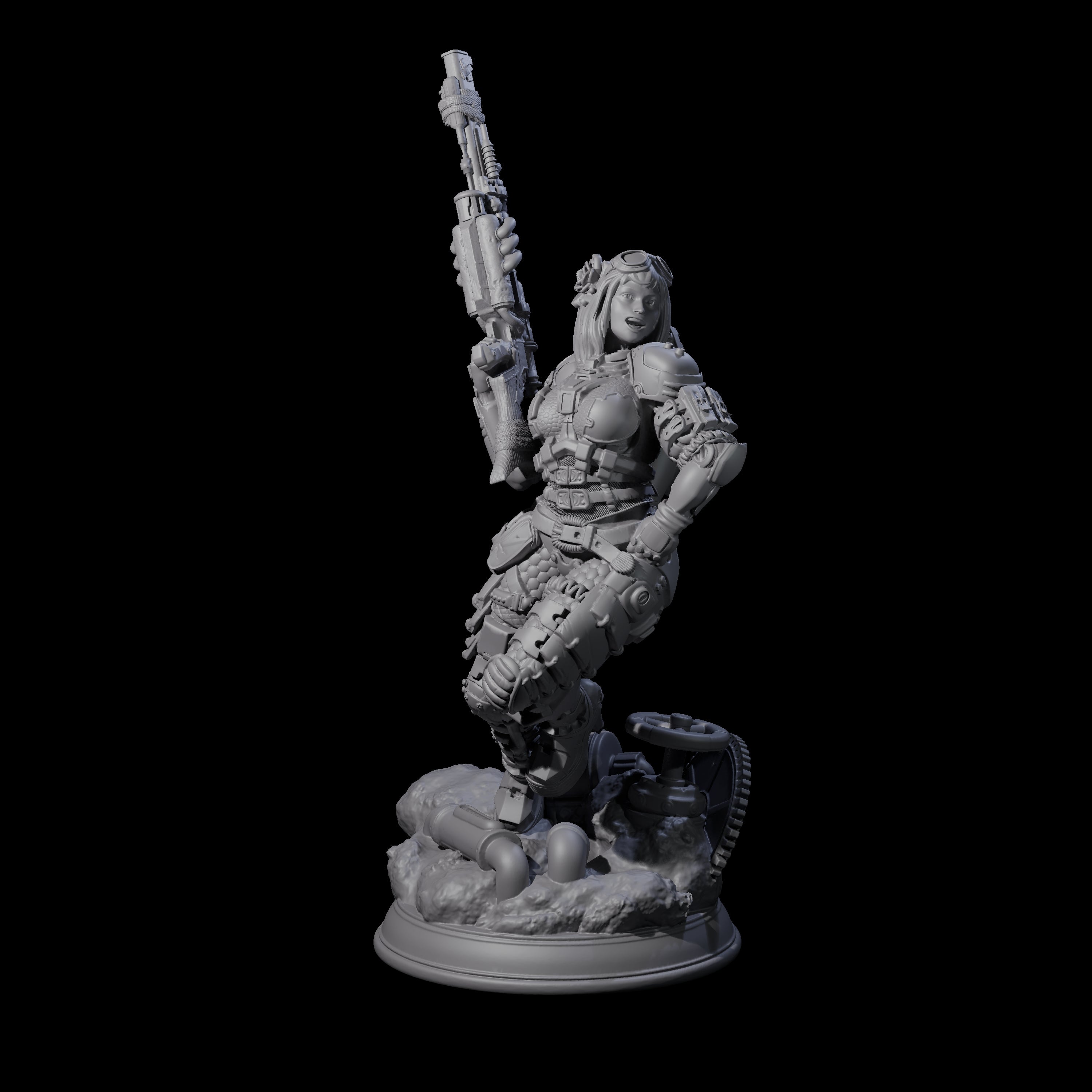 Playful Artificer Mechanist Miniature for Dungeons and Dragons, Pathfinder or other TTRPGs