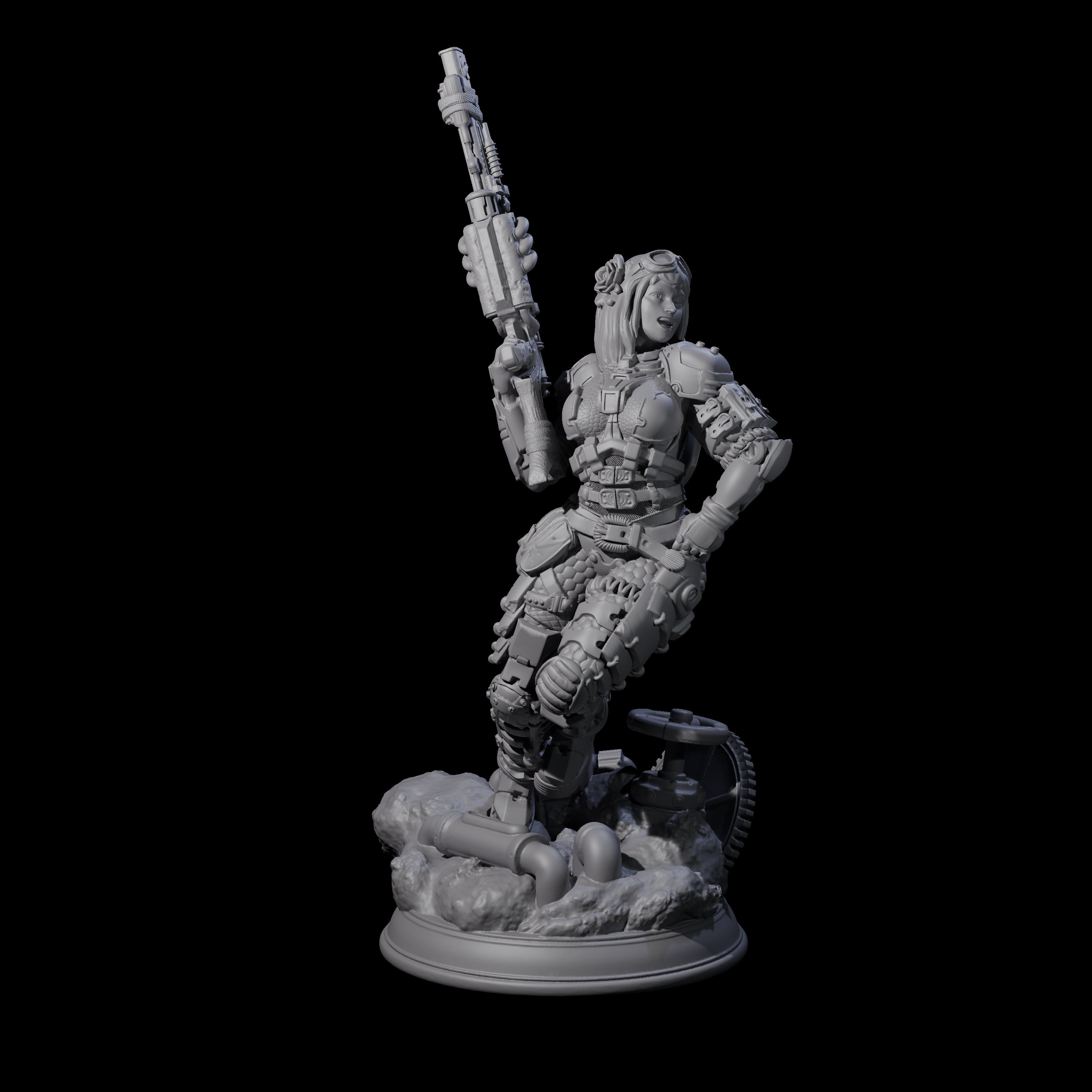 Playful Artificer Mechanist Miniature for Dungeons and Dragons, Pathfinder or other TTRPGs