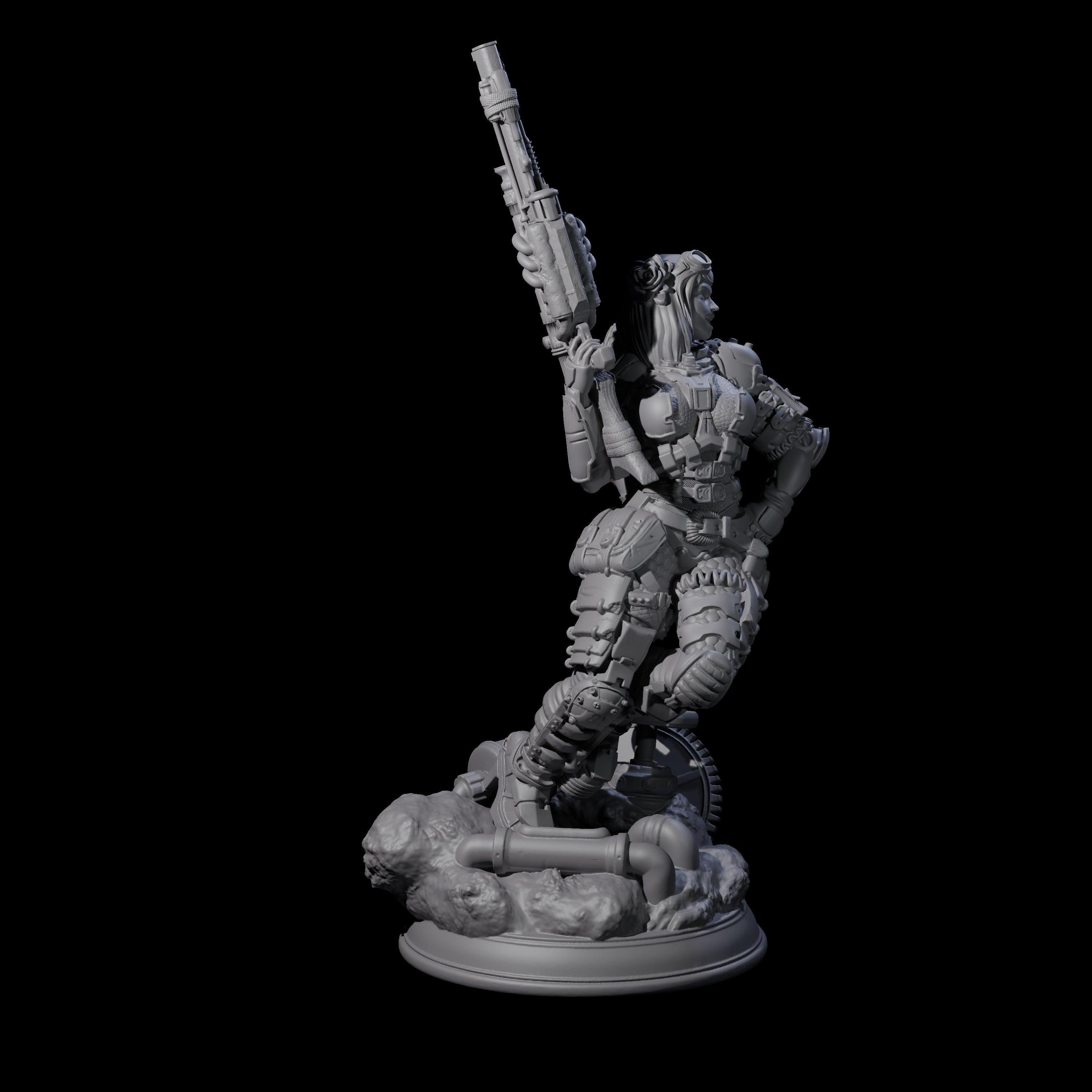 Playful Artificer Mechanist Miniature for Dungeons and Dragons, Pathfinder or other TTRPGs