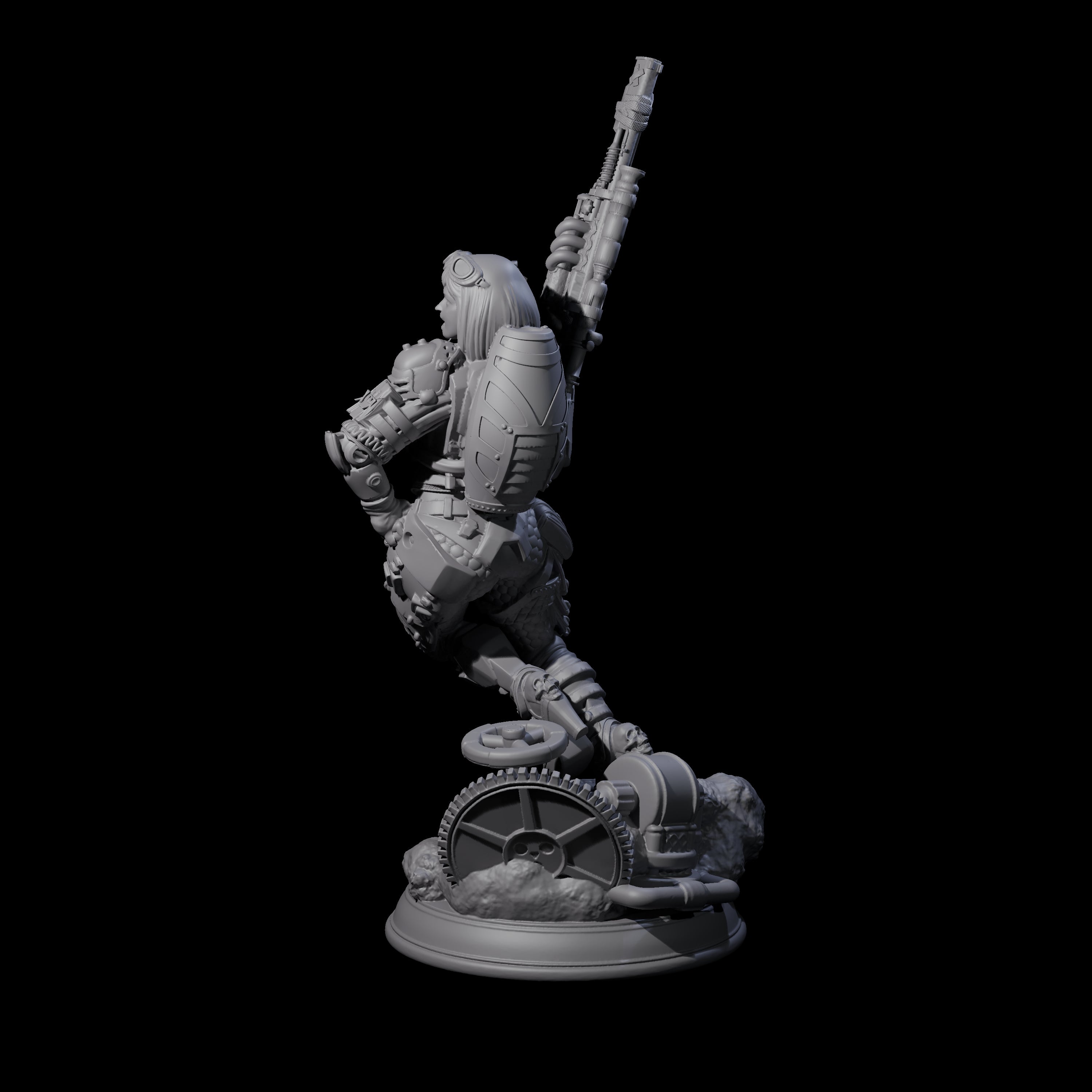 Playful Artificer Mechanist Miniature for Dungeons and Dragons, Pathfinder or other TTRPGs