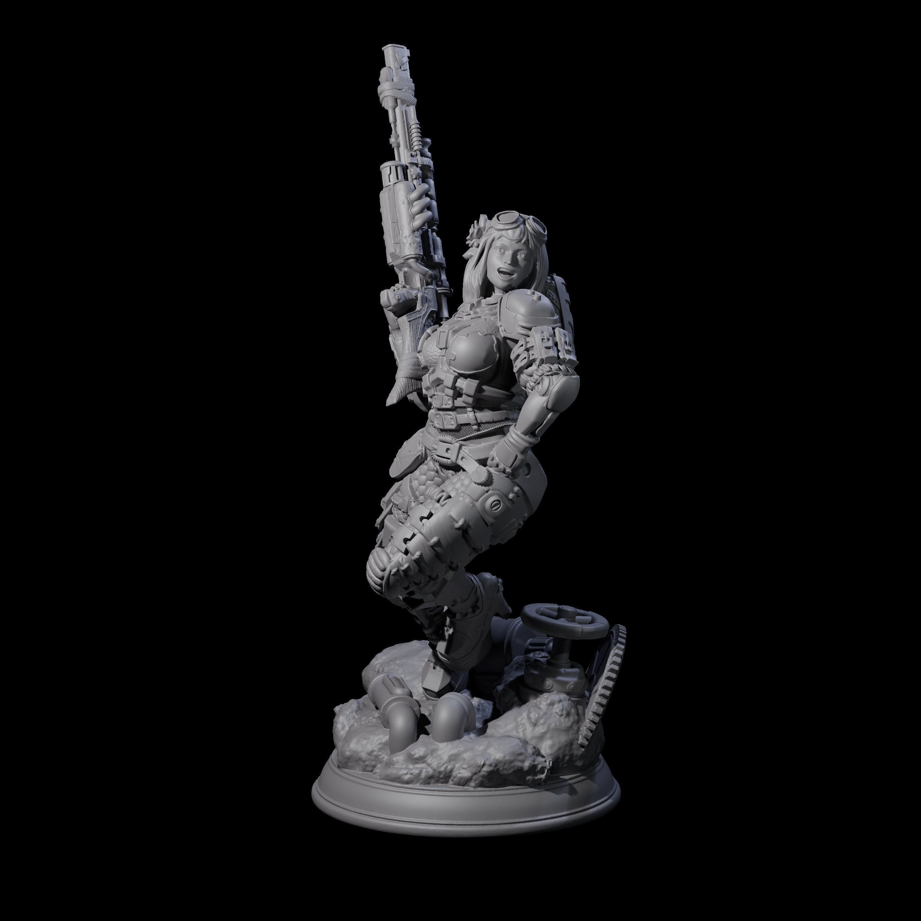 Playful Artificer Mechanist Miniature for Dungeons and Dragons, Pathfinder or other TTRPGs