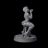 Playful Buxom Wench Miniature for Dungeons and Dragons, Pathfinder or other TTRPGs