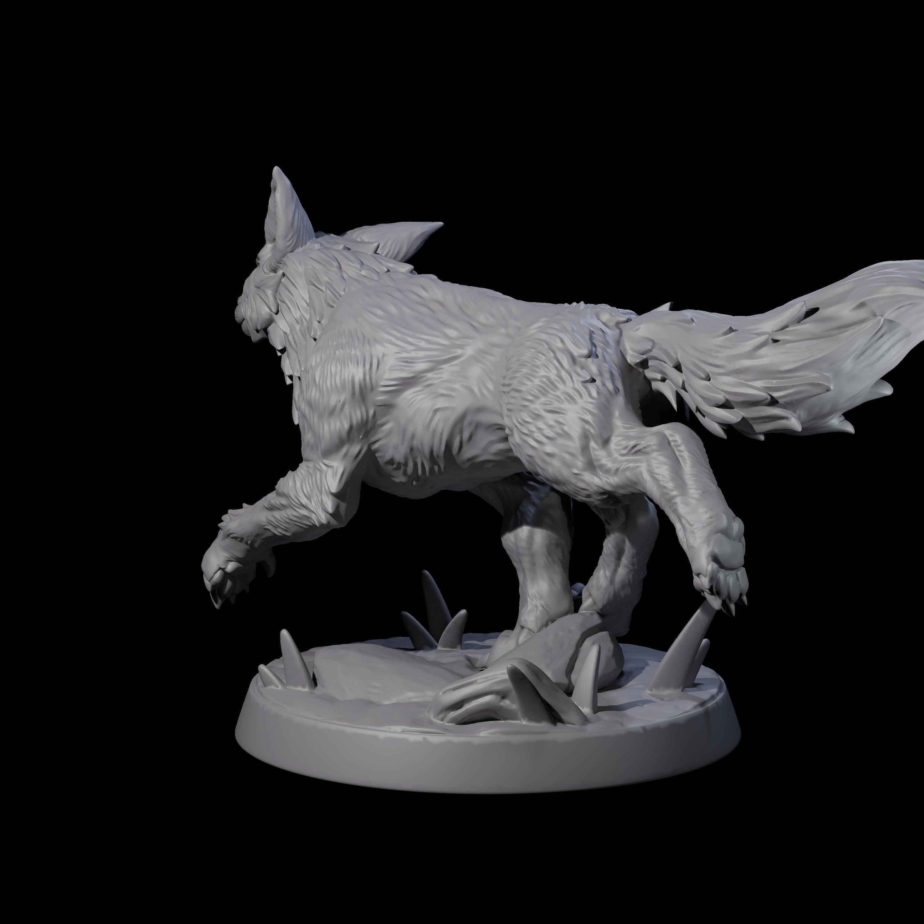 Playful Fox A Miniature for Dungeons and Dragons, Pathfinder or other TTRPGs