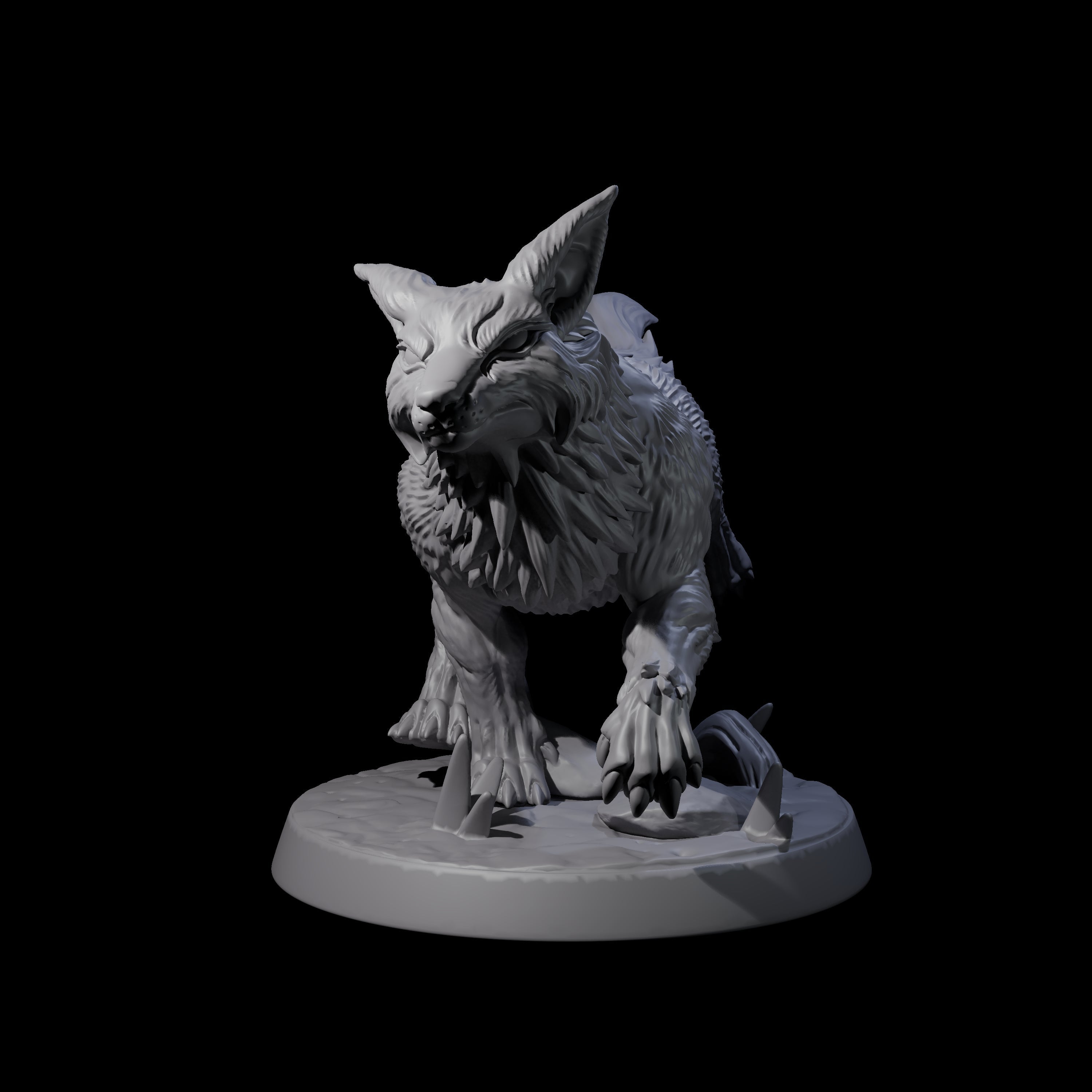 Playful Fox A Miniature for Dungeons and Dragons, Pathfinder or other TTRPGs