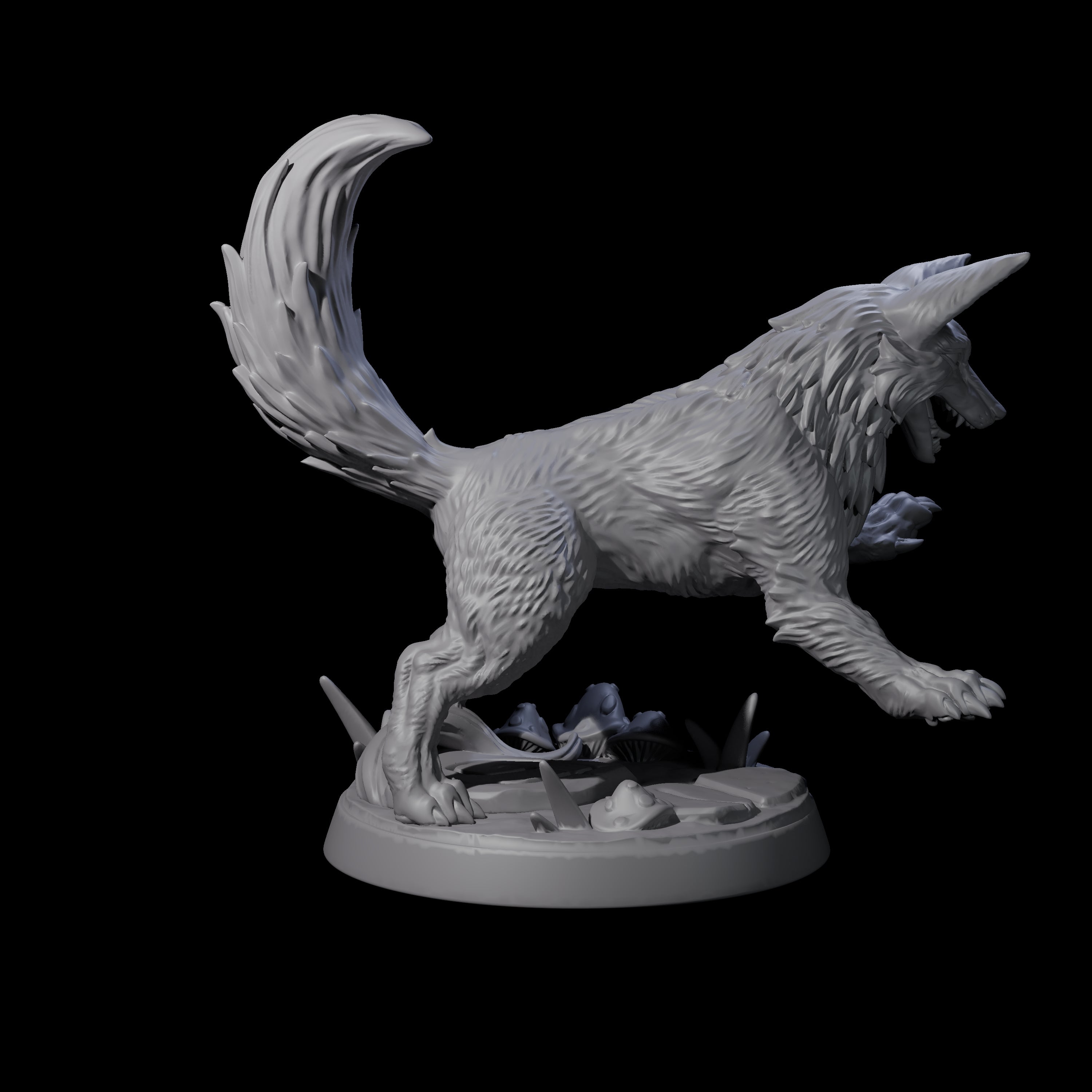 Playful Fox B Miniature for Dungeons and Dragons, Pathfinder or other TTRPGs