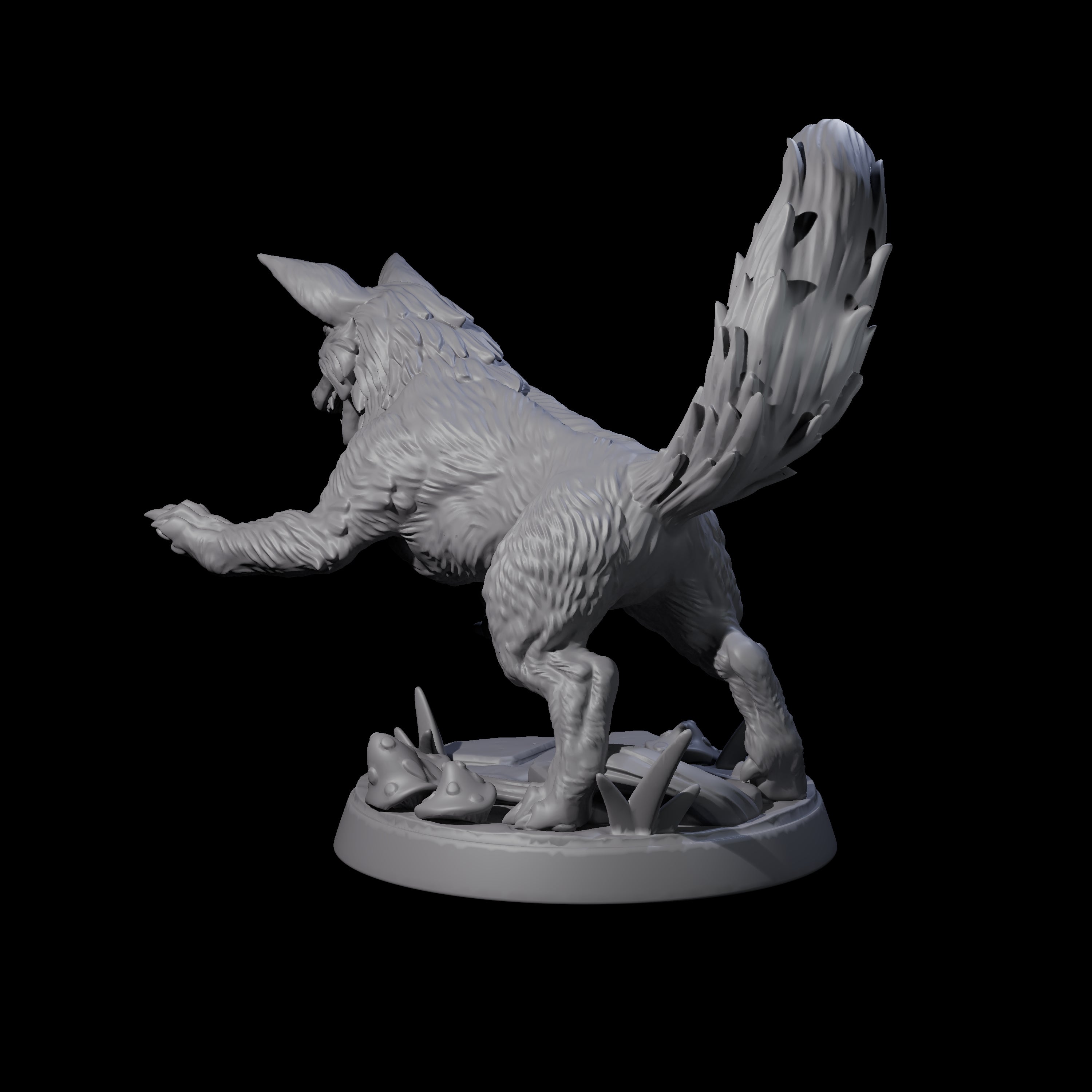 Playful Fox B Miniature for Dungeons and Dragons, Pathfinder or other TTRPGs