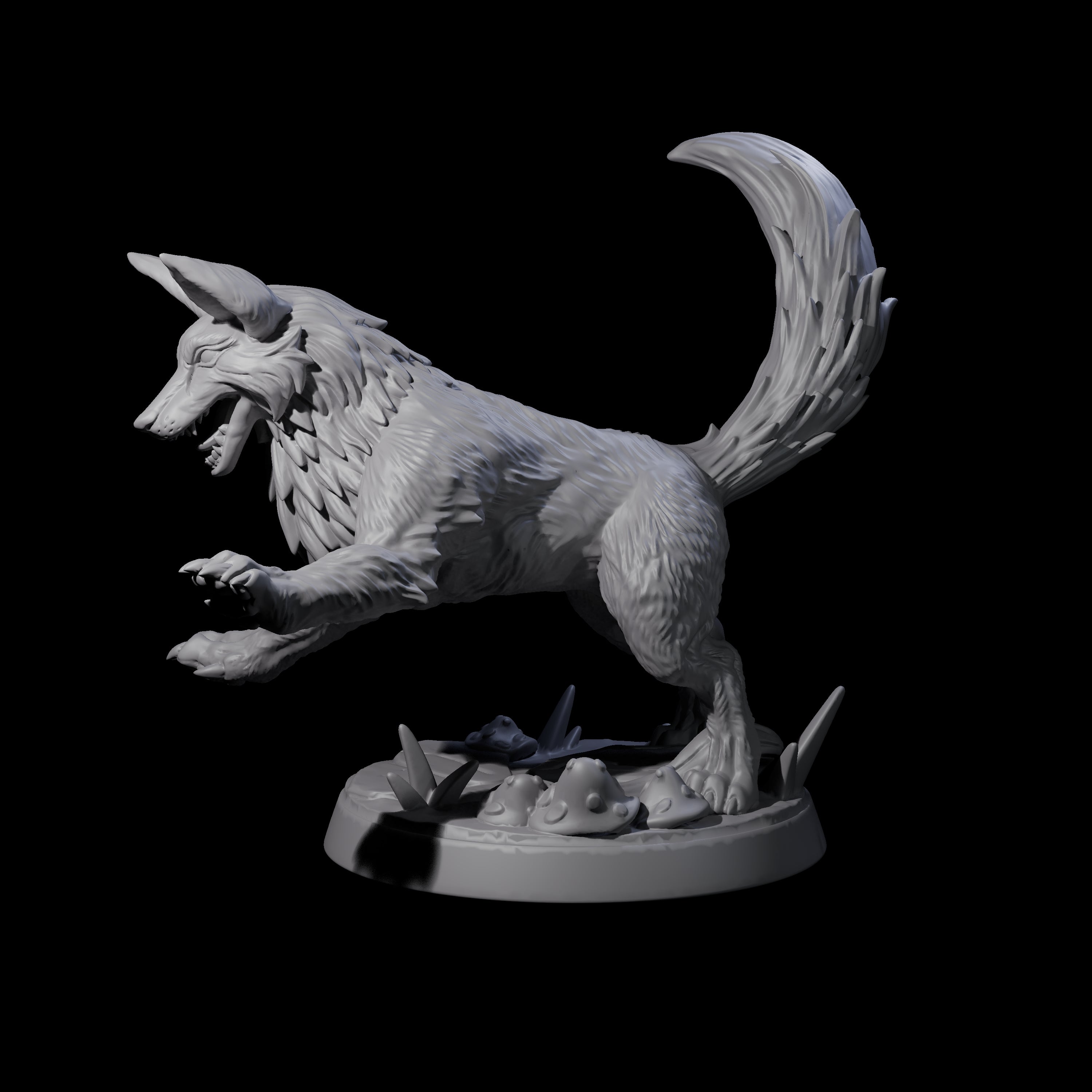 Playful Fox B Miniature for Dungeons and Dragons, Pathfinder or other TTRPGs