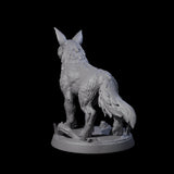 Playful Fox C Miniature for Dungeons and Dragons, Pathfinder or other TTRPGs