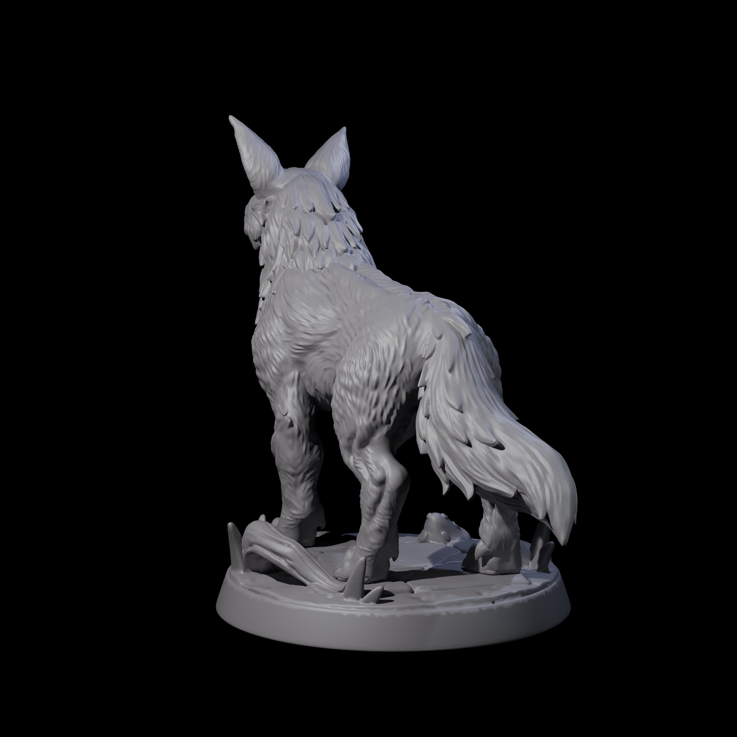 Playful Fox C Miniature for Dungeons and Dragons, Pathfinder or other TTRPGs