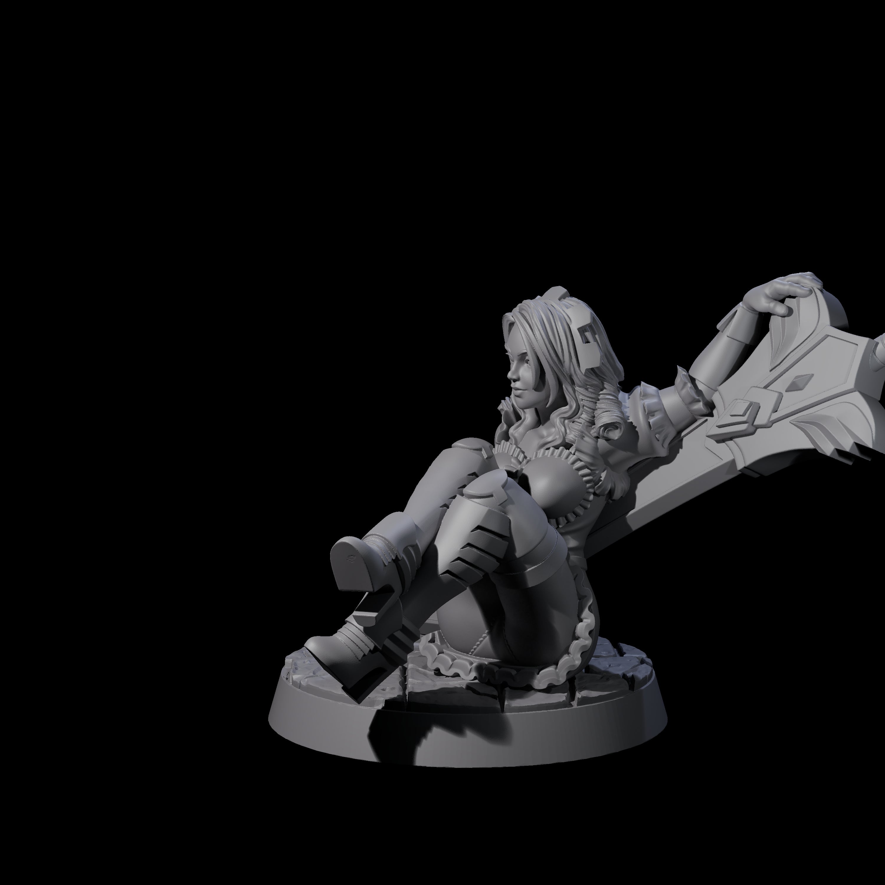 Playful Princess Miniature for Dungeons and Dragons, Pathfinder or other TTRPGs