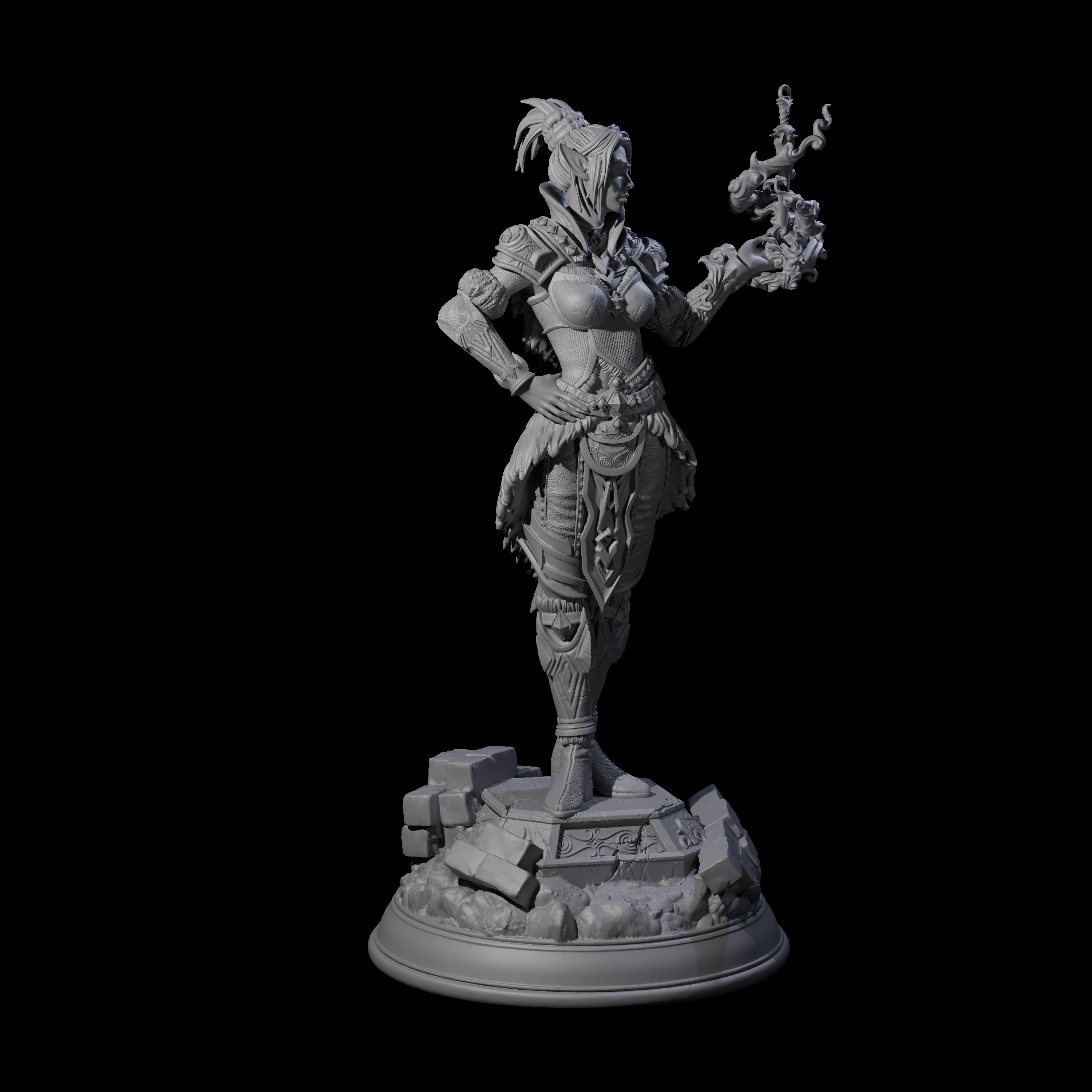 Playful Sorcerer Miniature for Dungeons and Dragons, Pathfinder or other TTRPGs