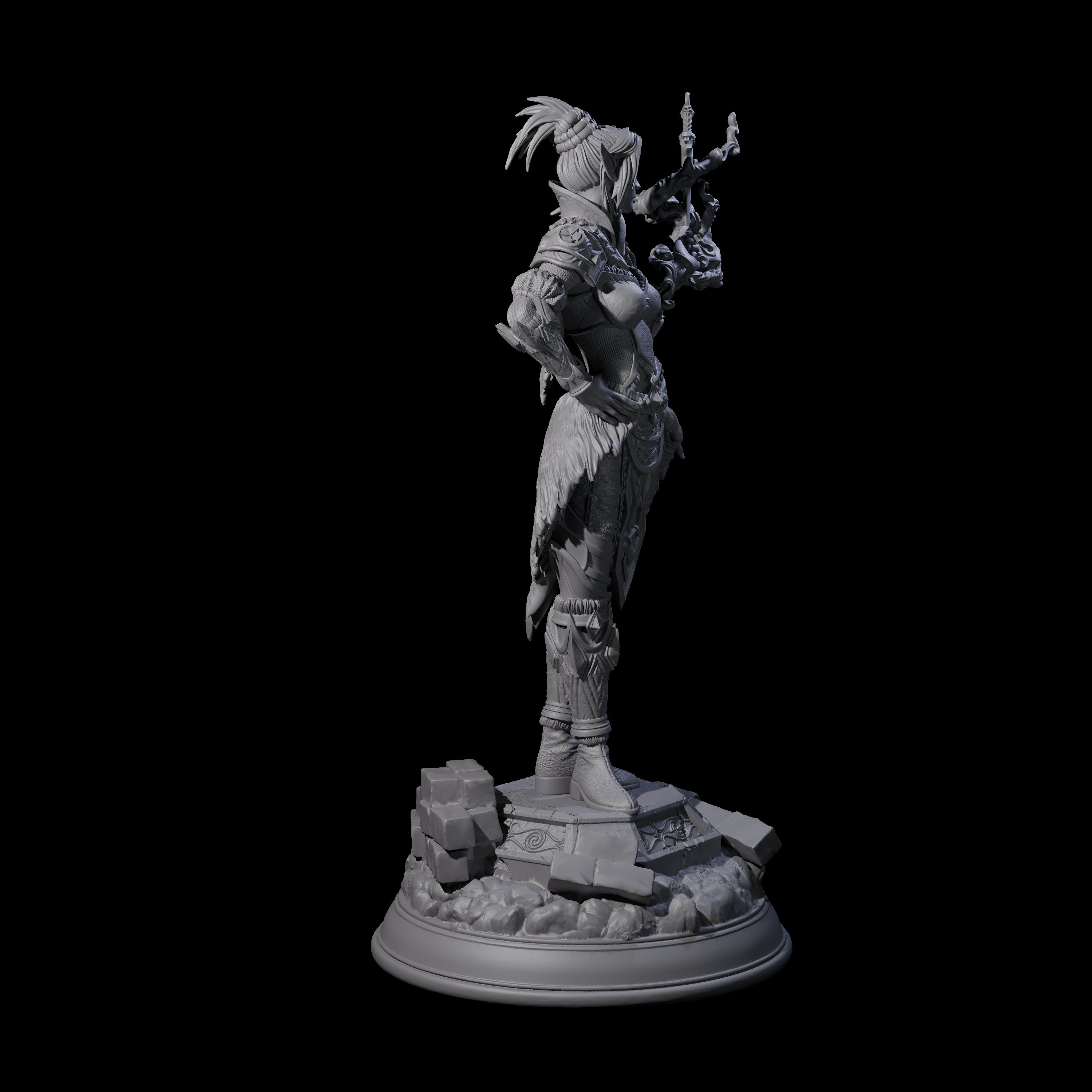 Playful Sorcerer Miniature for Dungeons and Dragons, Pathfinder or other TTRPGs