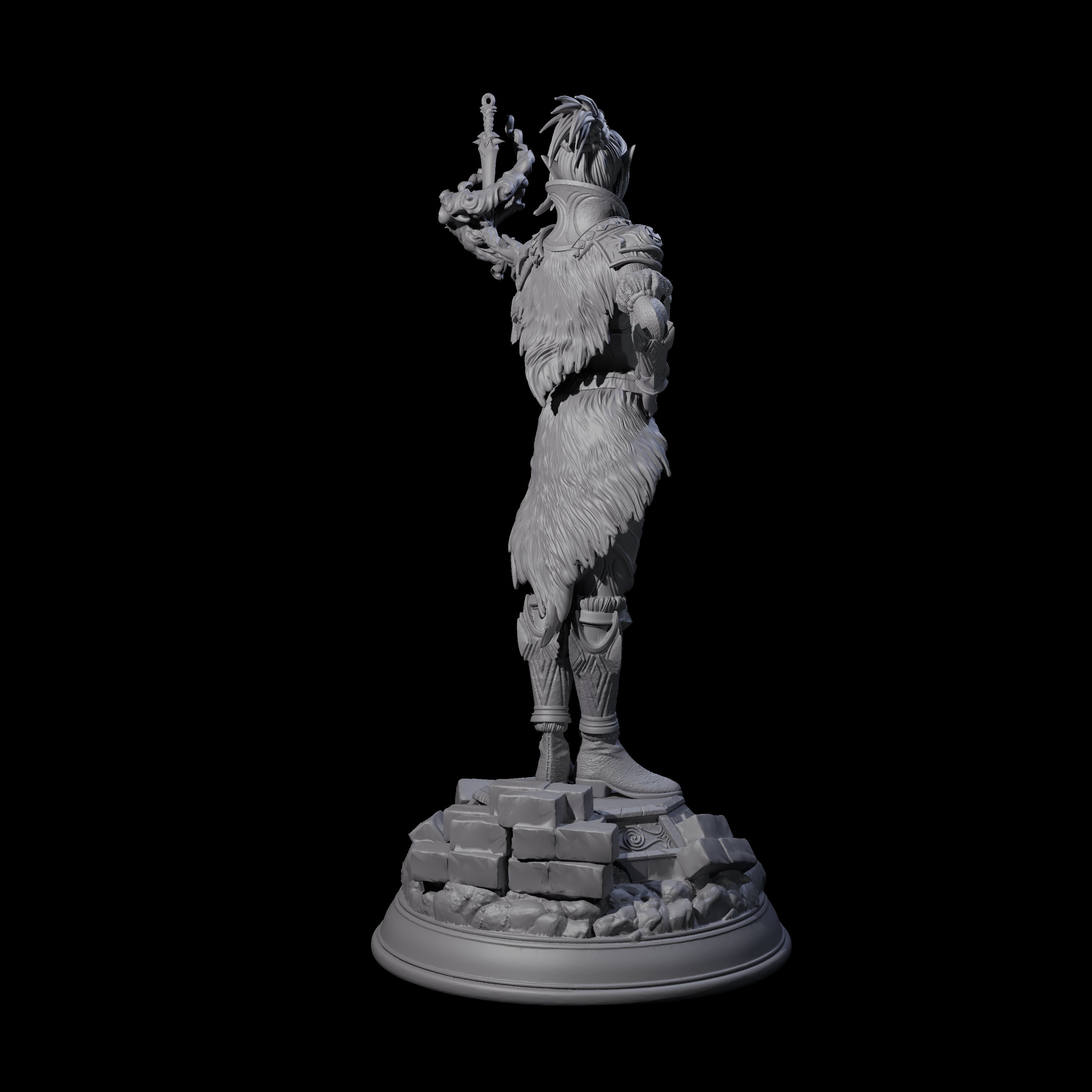 Playful Sorcerer Miniature for Dungeons and Dragons, Pathfinder or other TTRPGs