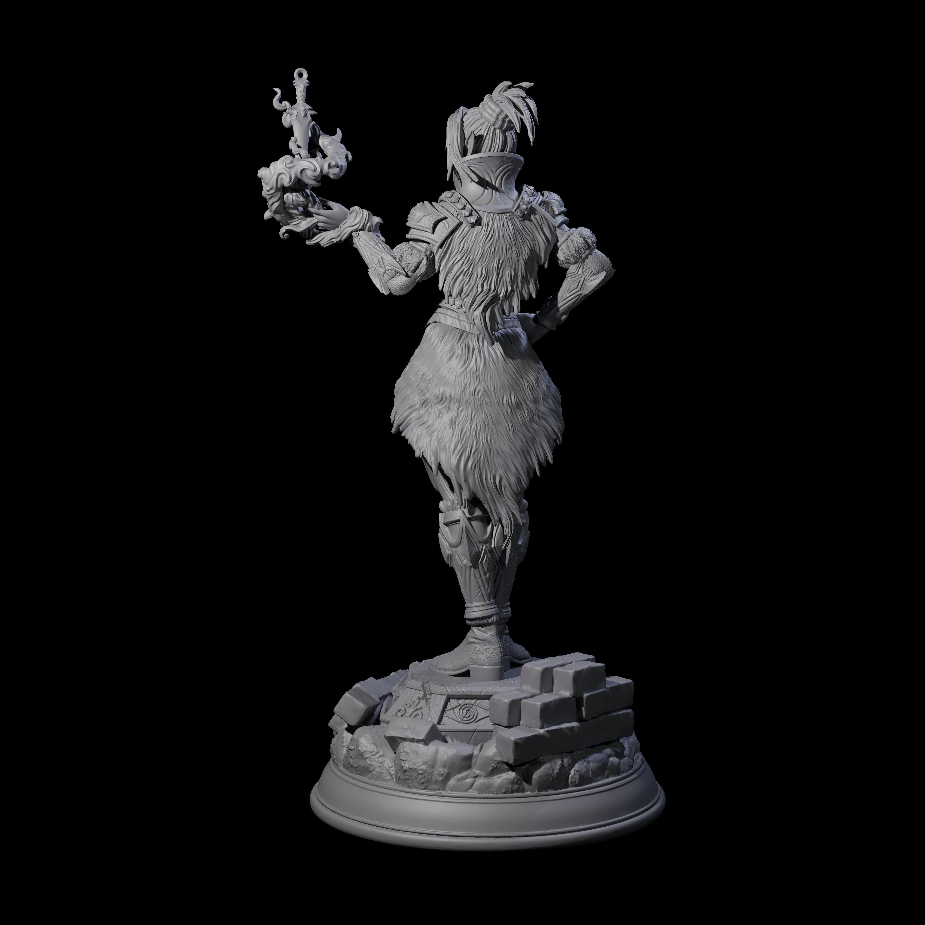 Playful Sorcerer Miniature for Dungeons and Dragons, Pathfinder or other TTRPGs