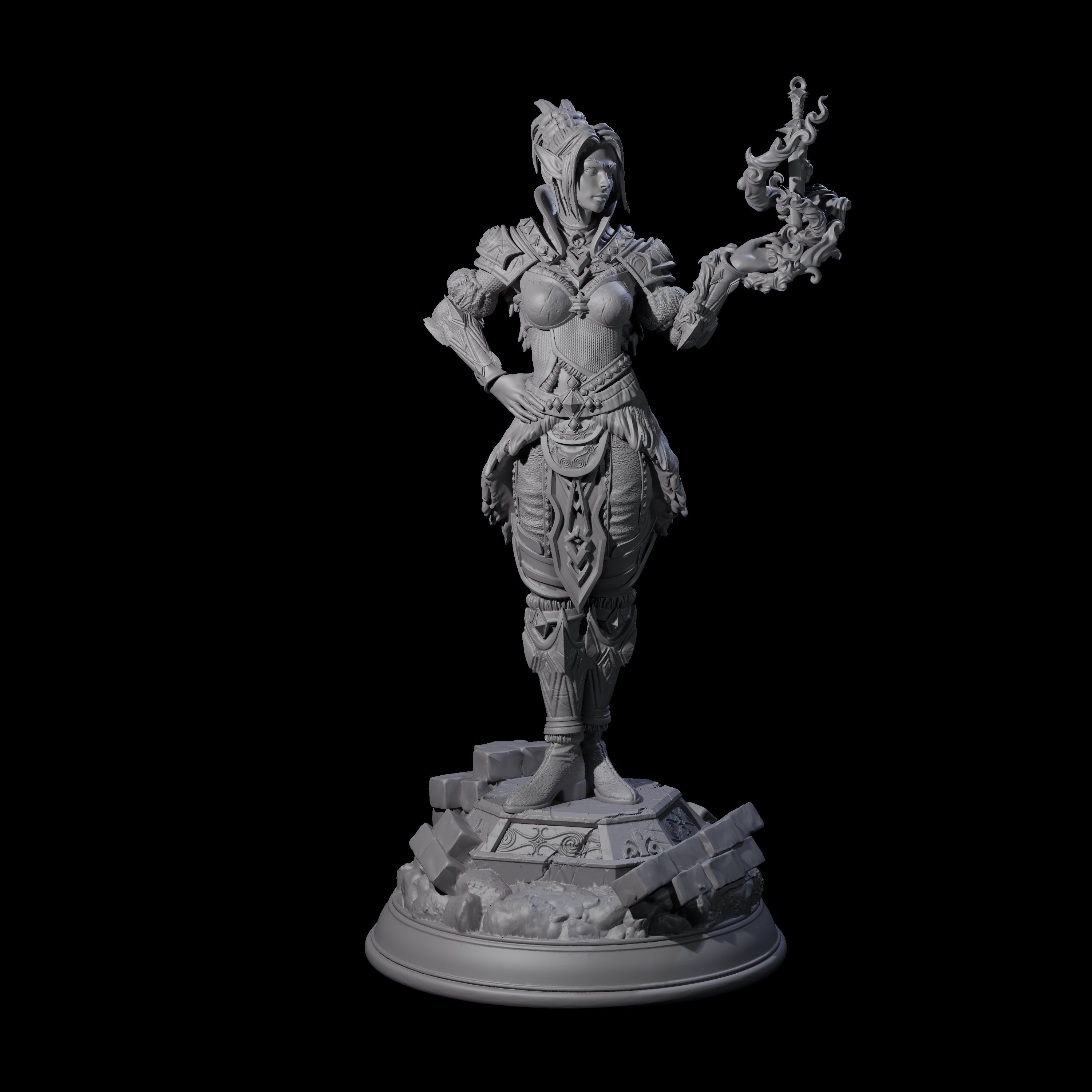 Playful Sorcerer Miniature for Dungeons and Dragons, Pathfinder or other TTRPGs