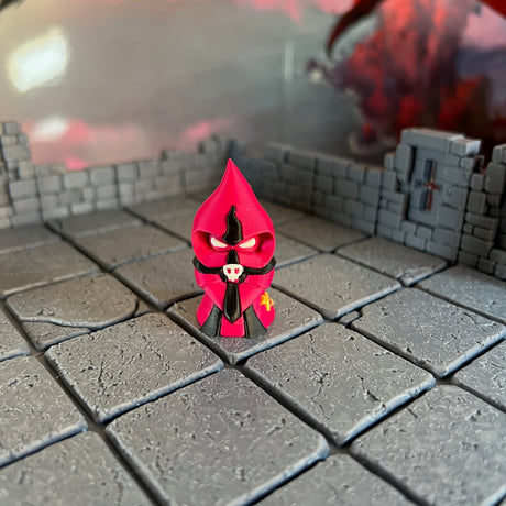 Plotting Cultist Set of Three Multicolour Table Ready Miniature Miniature for Dungeons and Dragons, Pathfinder or other TTRPGs