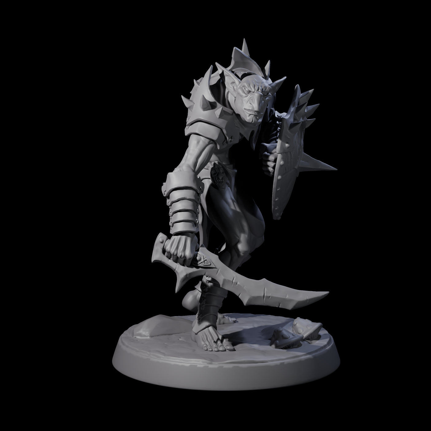 Plotting Hobgoblin A Miniature for Dungeons and Dragons, Pathfinder or other TTRPGs