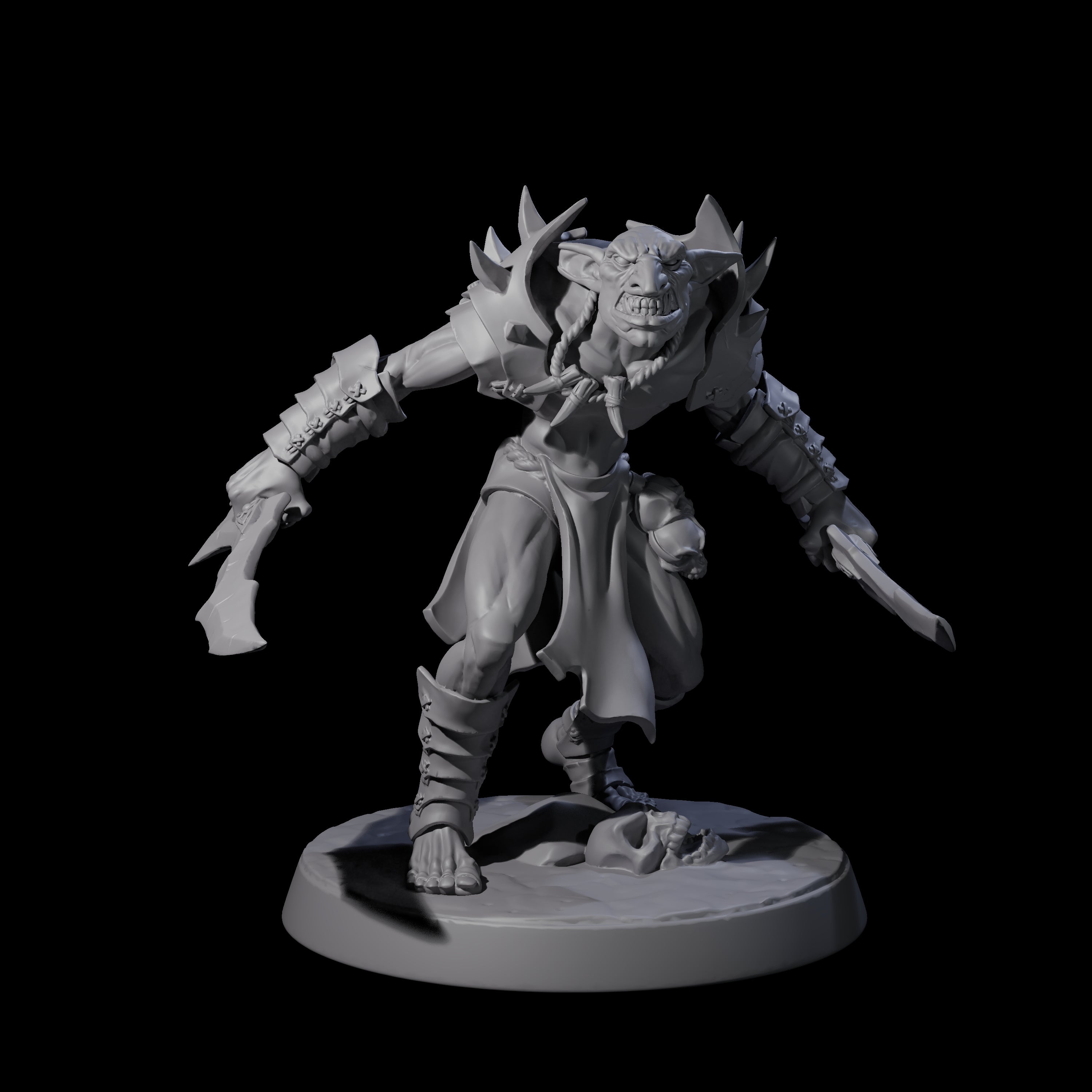 Plotting Hobgoblin B Miniature for Dungeons and Dragons, Pathfinder or other TTRPGs