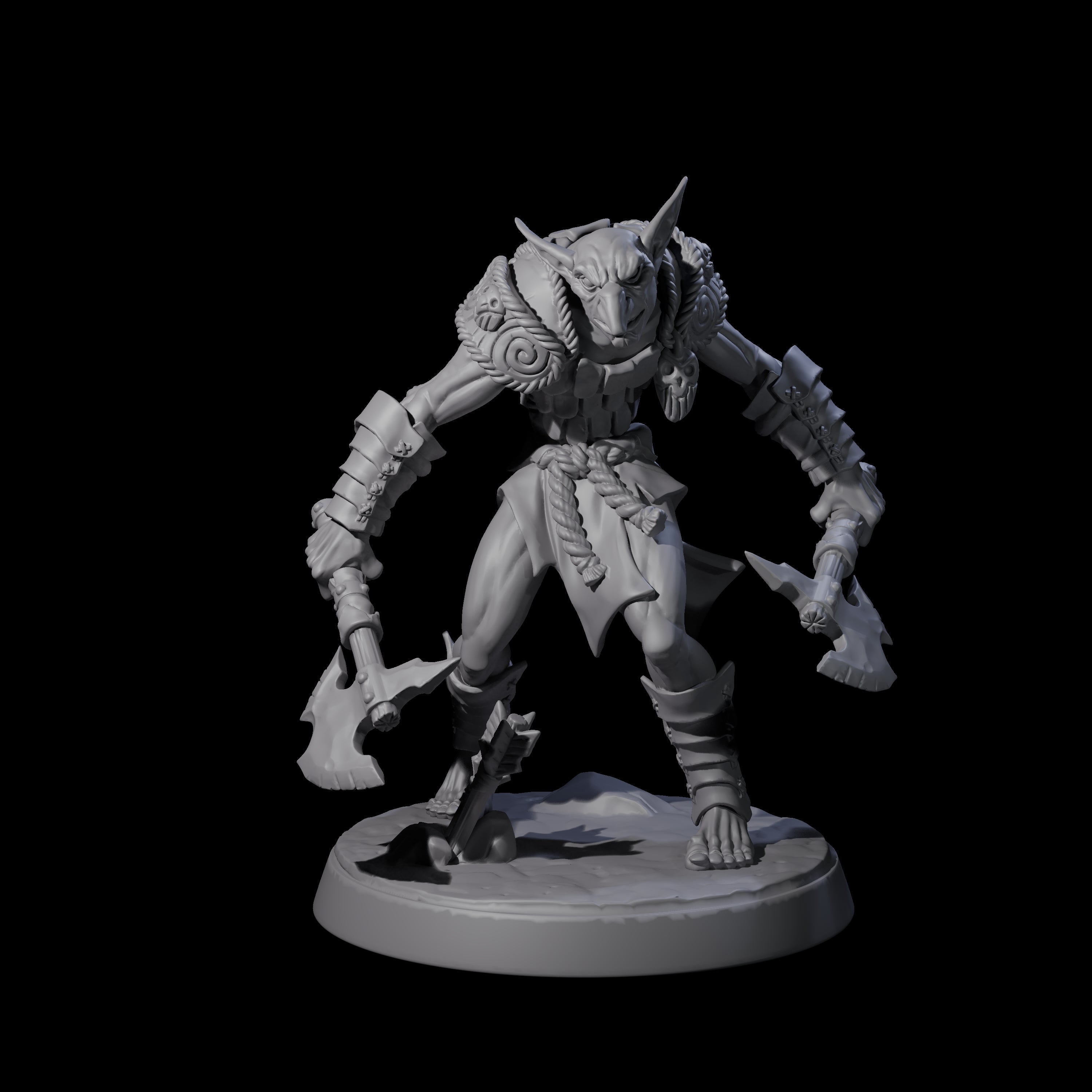 Plotting Hobgoblin C Miniature for Dungeons and Dragons, Pathfinder or other TTRPGs