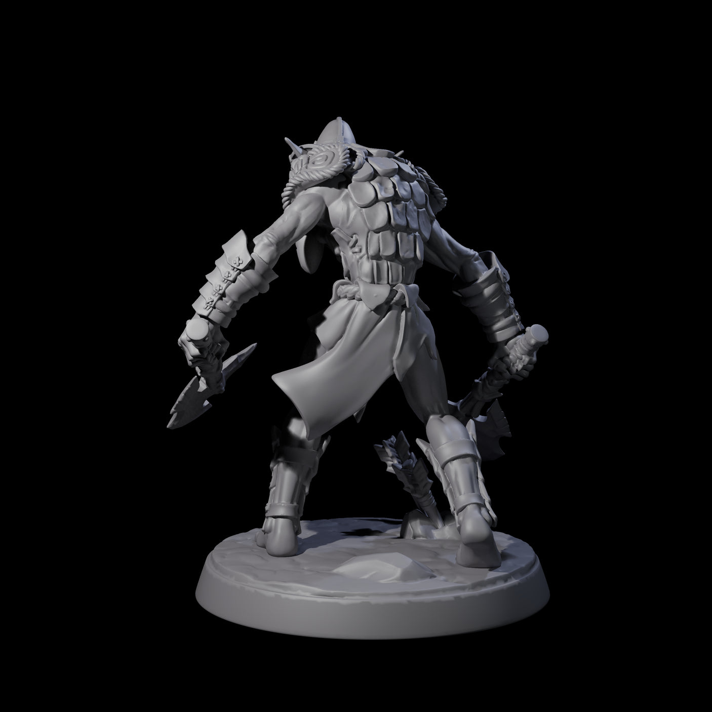 Plotting Hobgoblin C Miniature for Dungeons and Dragons, Pathfinder or other TTRPGs