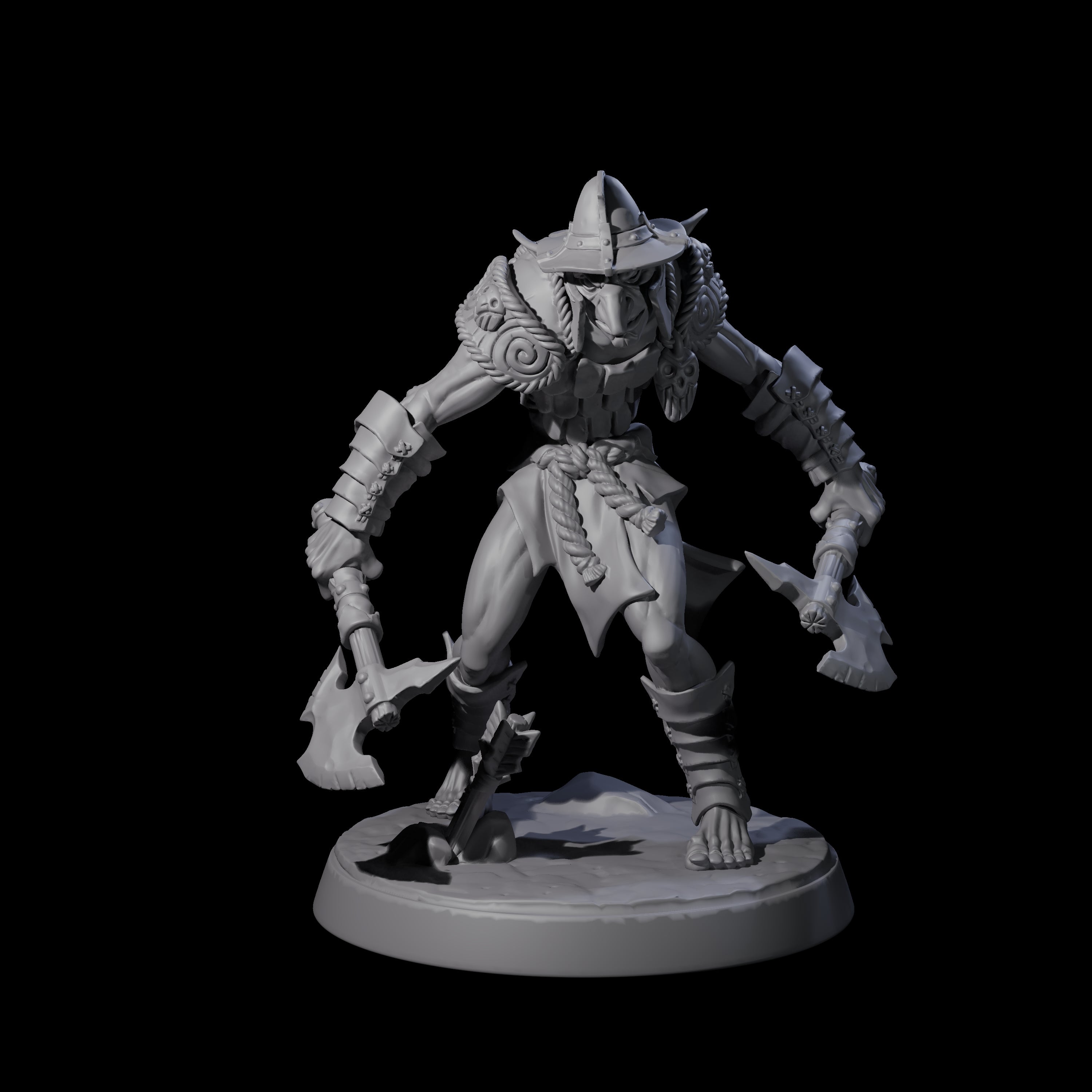 Plotting Hobgoblin C Miniature for Dungeons and Dragons, Pathfinder or other TTRPGs