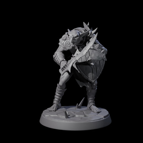 Plotting Hobgoblin D Miniature for Dungeons and Dragons, Pathfinder or other TTRPGs