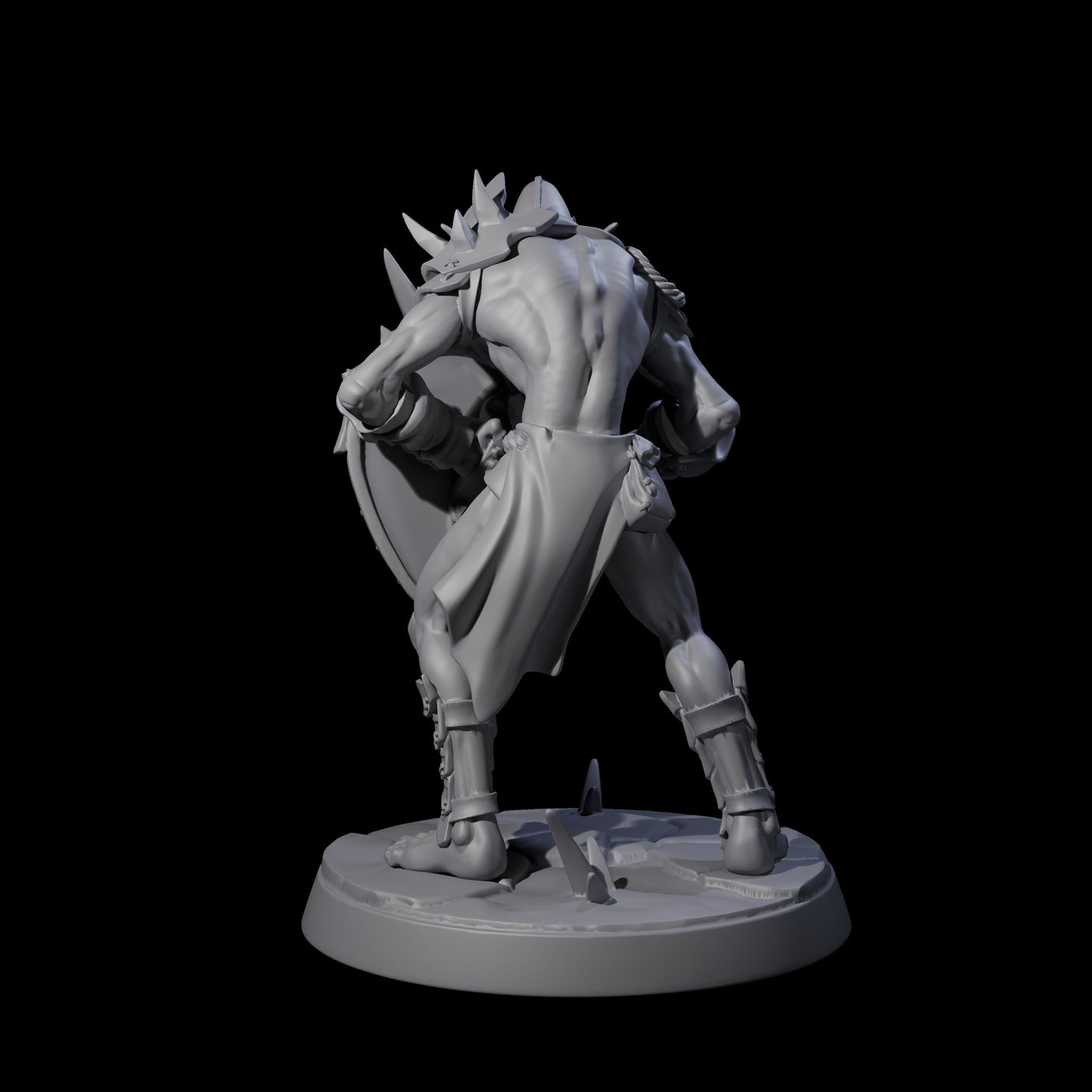 Plotting Hobgoblin D Miniature for Dungeons and Dragons, Pathfinder or other TTRPGs