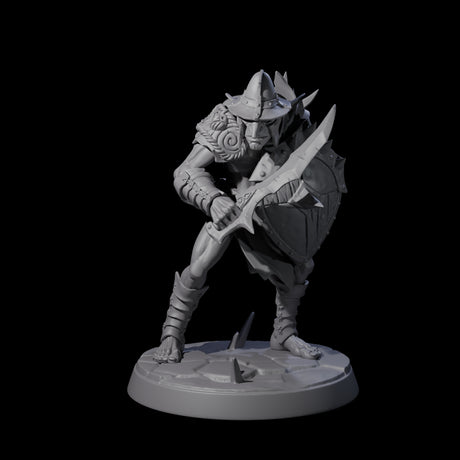 Plotting Hobgoblin D Miniature for Dungeons and Dragons, Pathfinder or other TTRPGs