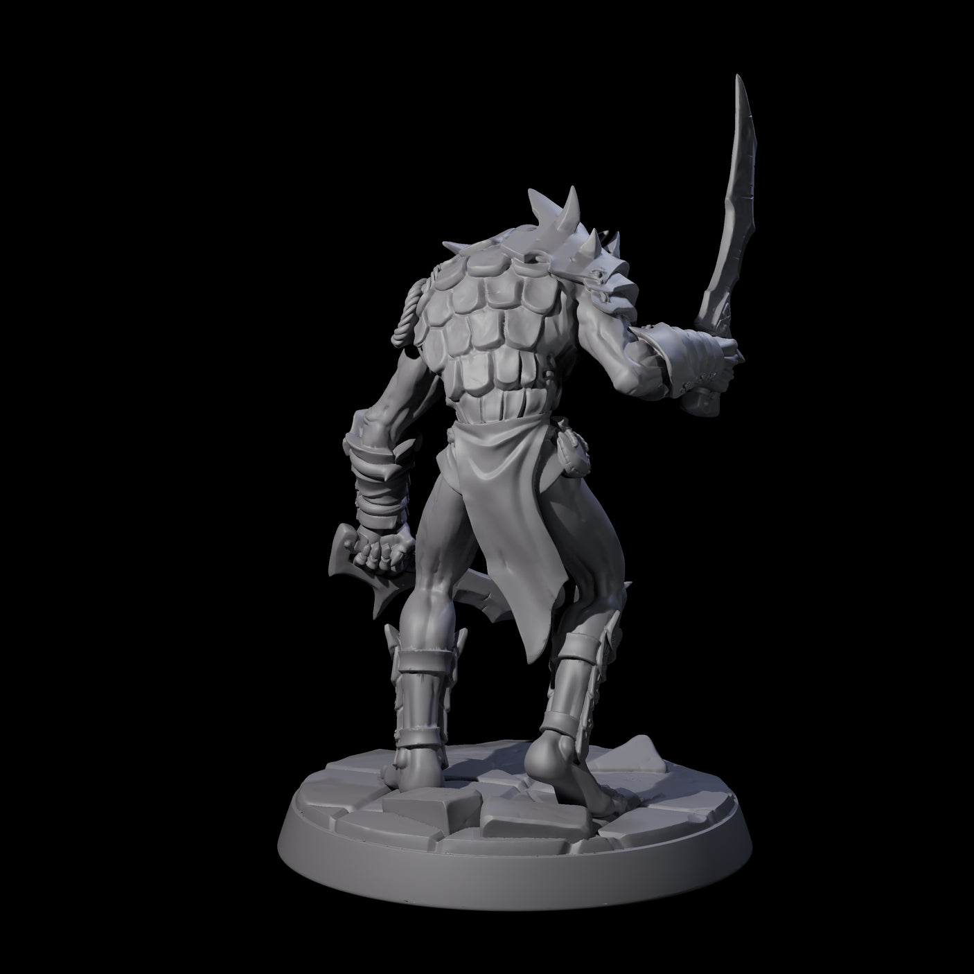 Plotting Hobgoblin E Miniature for Dungeons and Dragons, Pathfinder or other TTRPGs