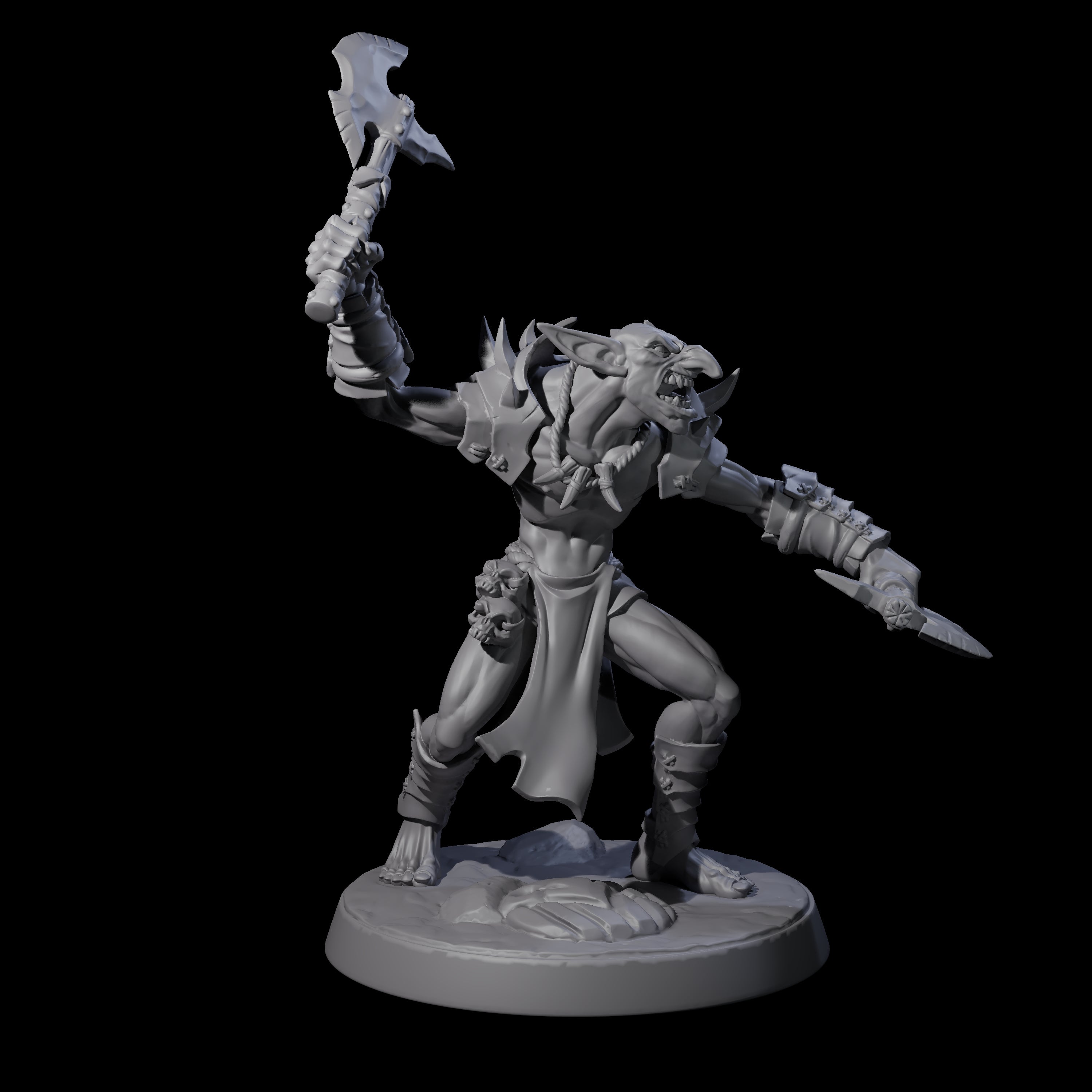 Plotting Hobgoblin F Miniature for Dungeons and Dragons, Pathfinder or other TTRPGs