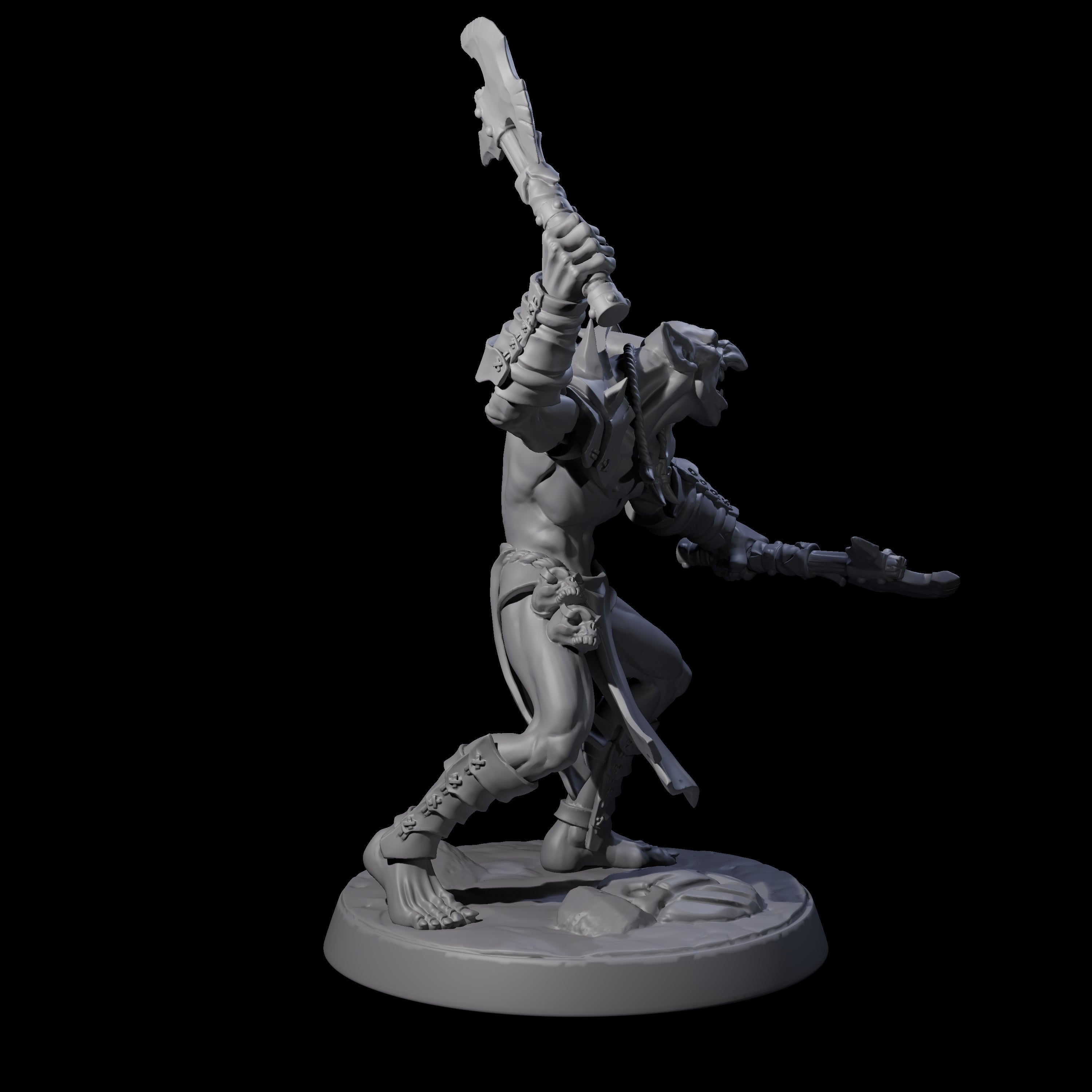 Plotting Hobgoblin F Miniature for Dungeons and Dragons, Pathfinder or other TTRPGs