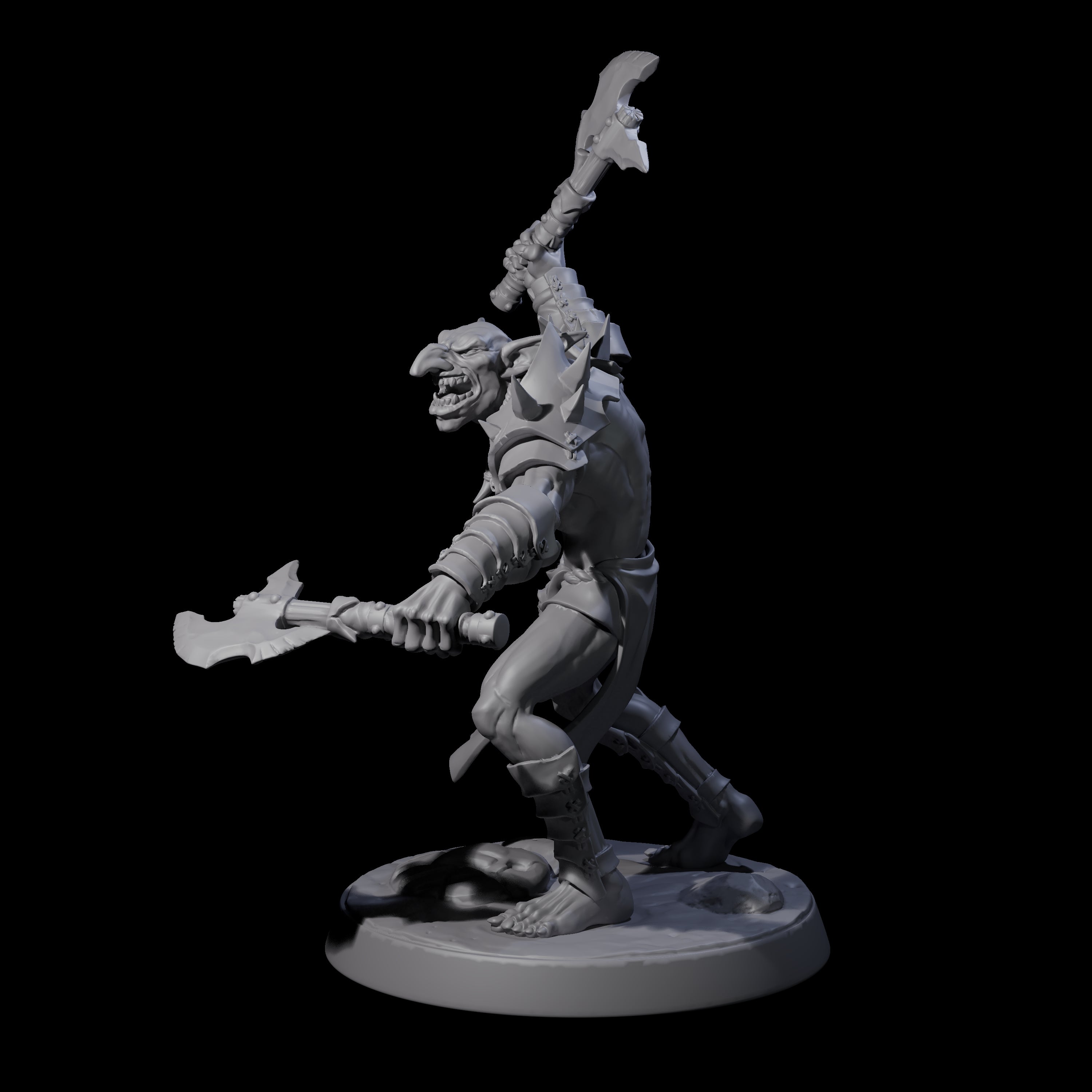 Plotting Hobgoblin F Miniature for Dungeons and Dragons, Pathfinder or other TTRPGs
