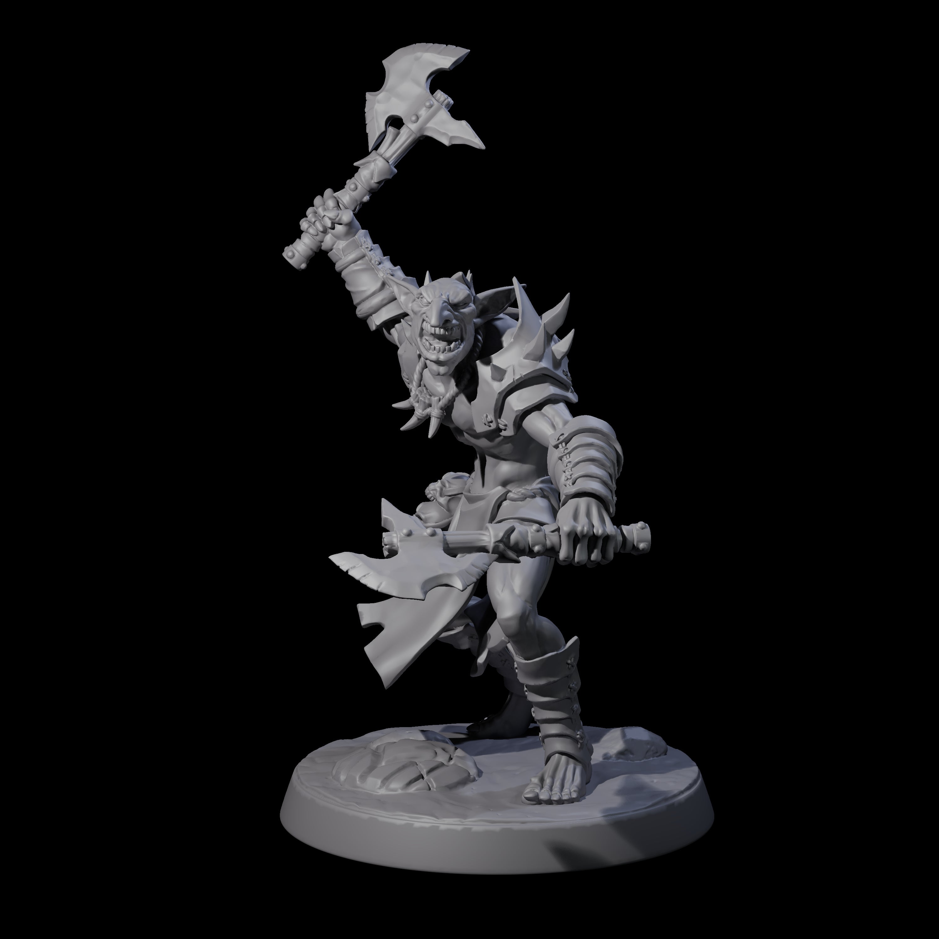 Plotting Hobgoblin F Miniature for Dungeons and Dragons, Pathfinder or other TTRPGs
