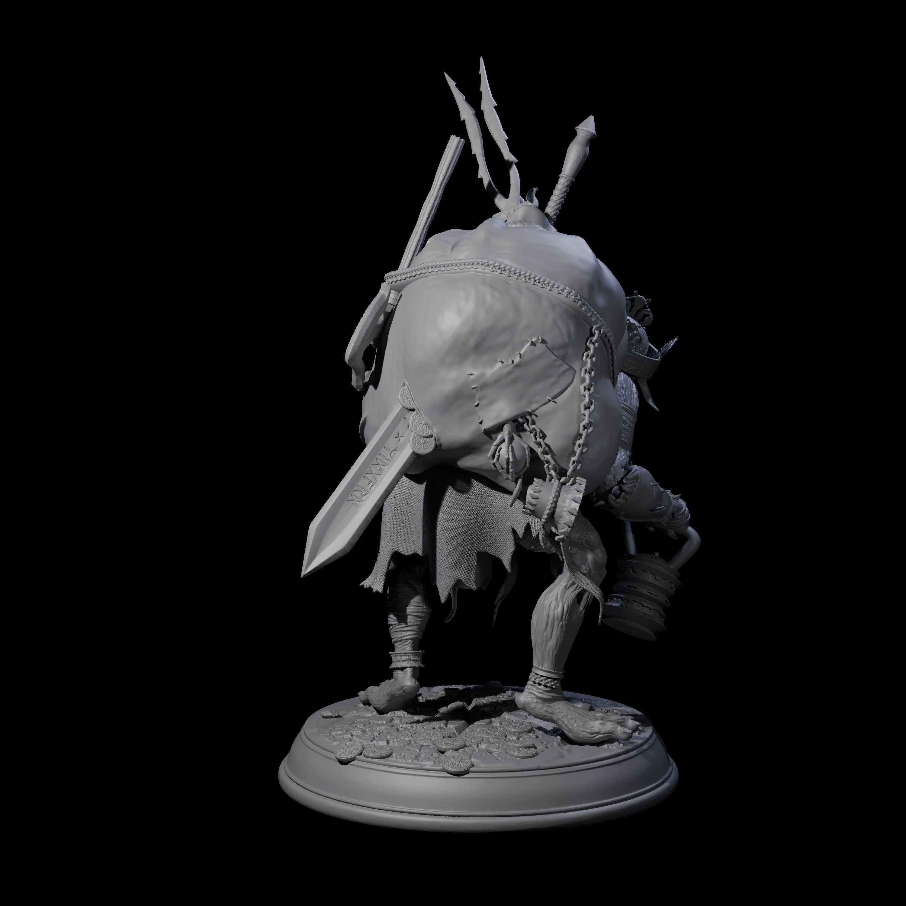 Plotting Loot Goblin Miniature for Dungeons and Dragons, Pathfinder or other TTRPGs