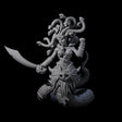 Plotting Medusa Miniature for Dungeons and Dragons, Pathfinder or other TTRPGs