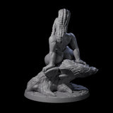 Plump Ogre Pinup Miniature for Dungeons and Dragons, Pathfinder or other TTRPGs