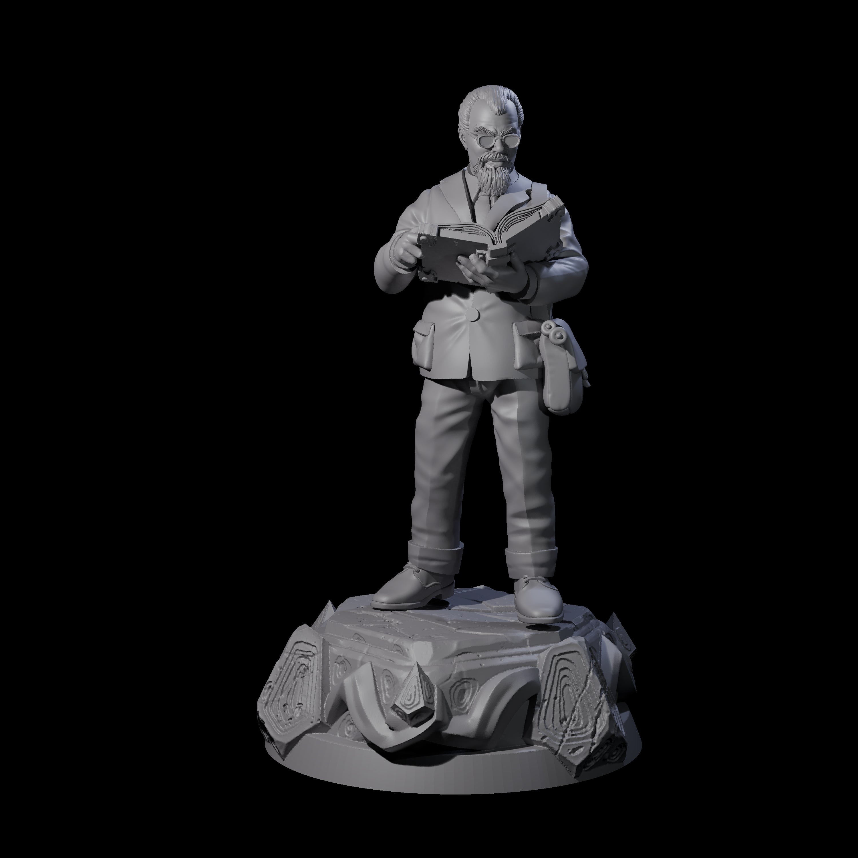 Poindexter Human Scholar Miniature for Dungeons and Dragons, Pathfinder or other TTRPGs