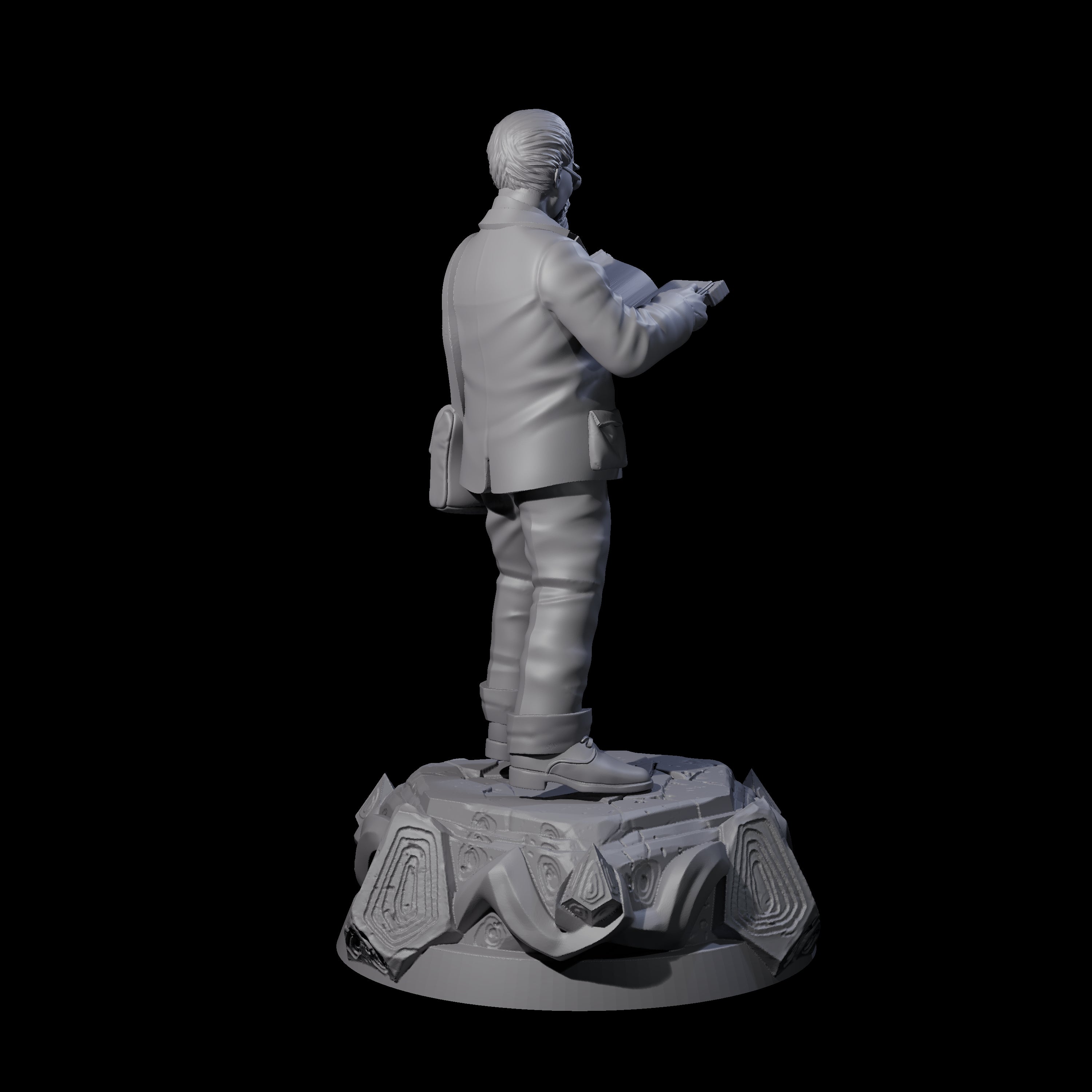 Poindexter Human Scholar Miniature for Dungeons and Dragons, Pathfinder or other TTRPGs