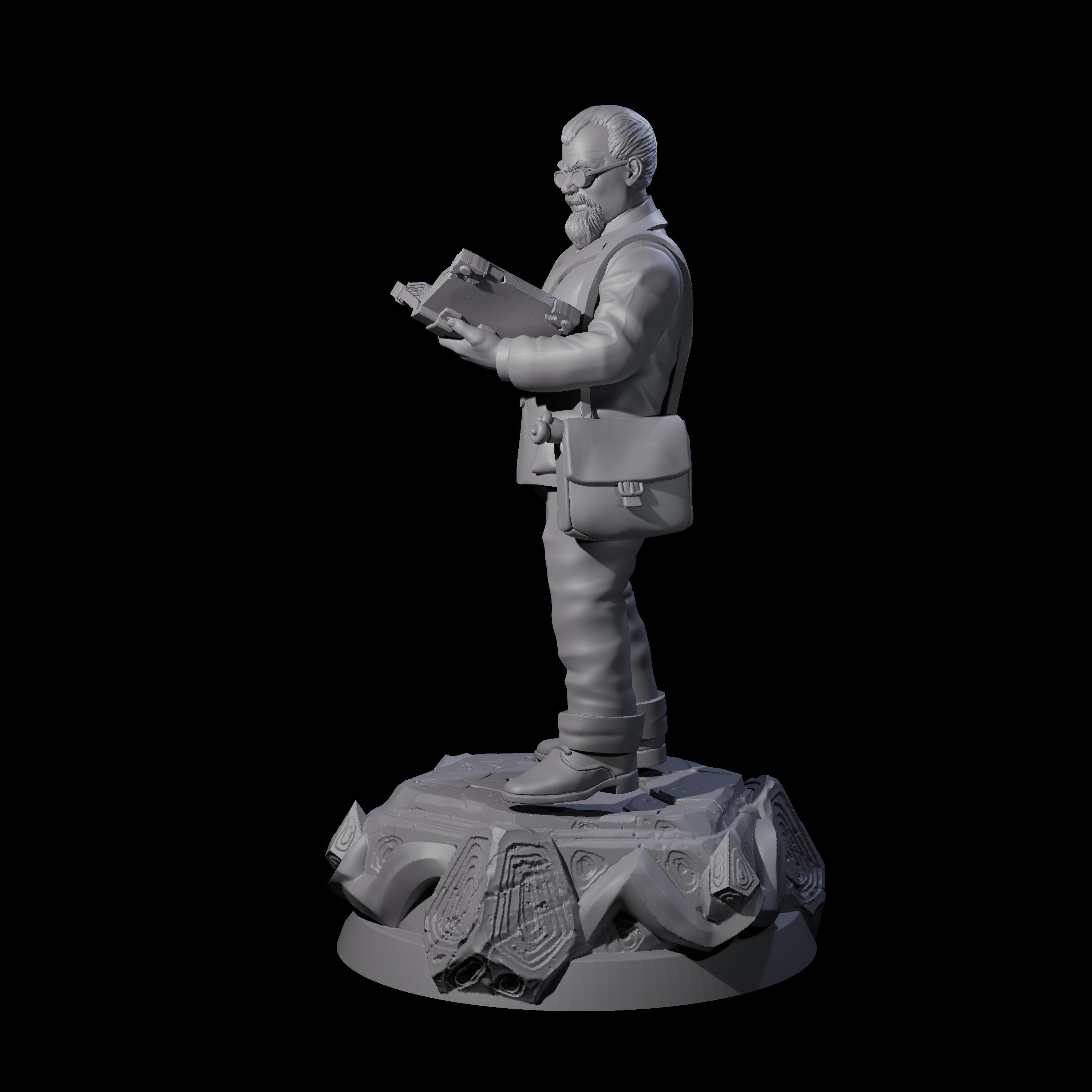 Poindexter Human Scholar Miniature for Dungeons and Dragons, Pathfinder or other TTRPGs
