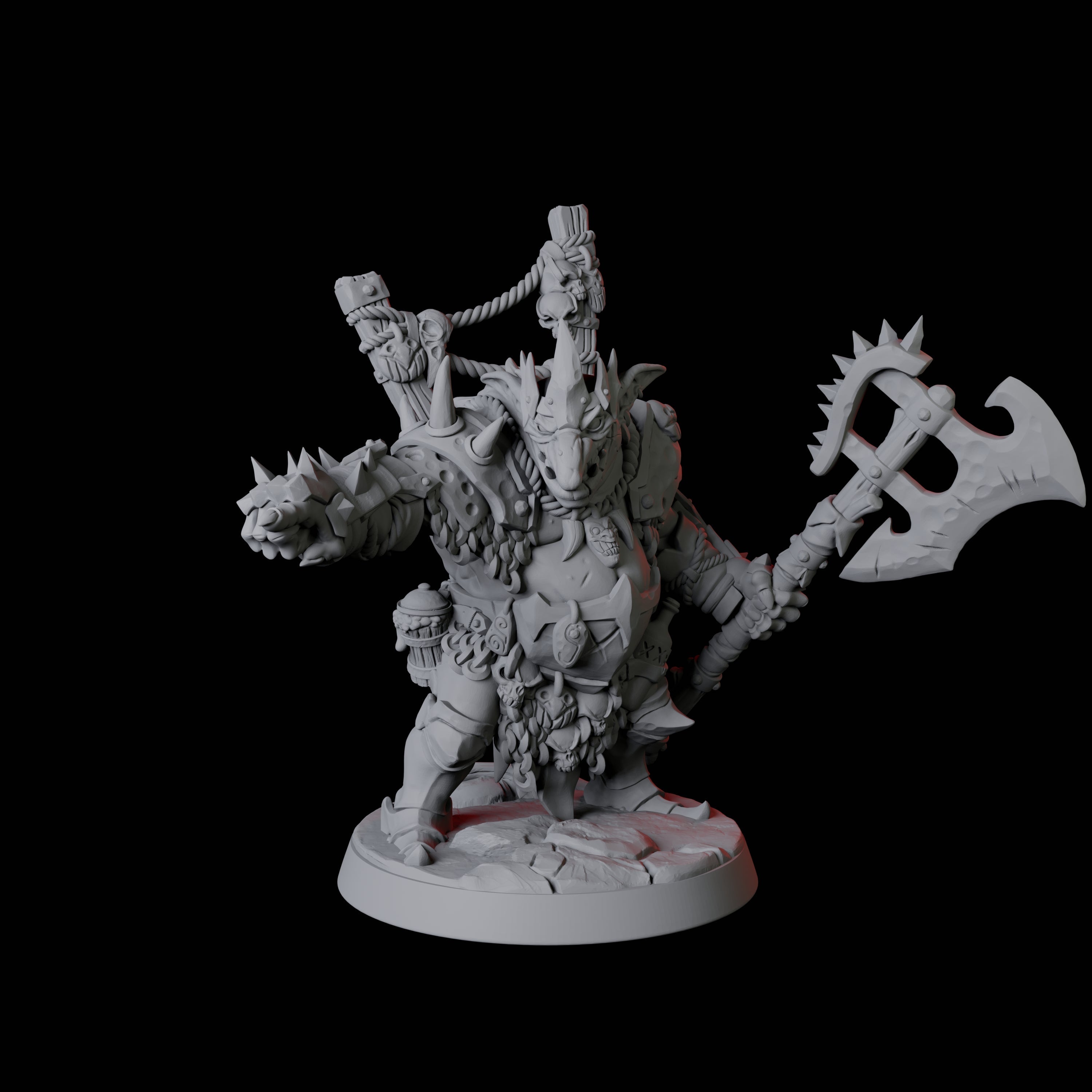 Pointing Goblin Leader Miniature for Dungeons and Dragons, Pathfinder or other TTRPGs