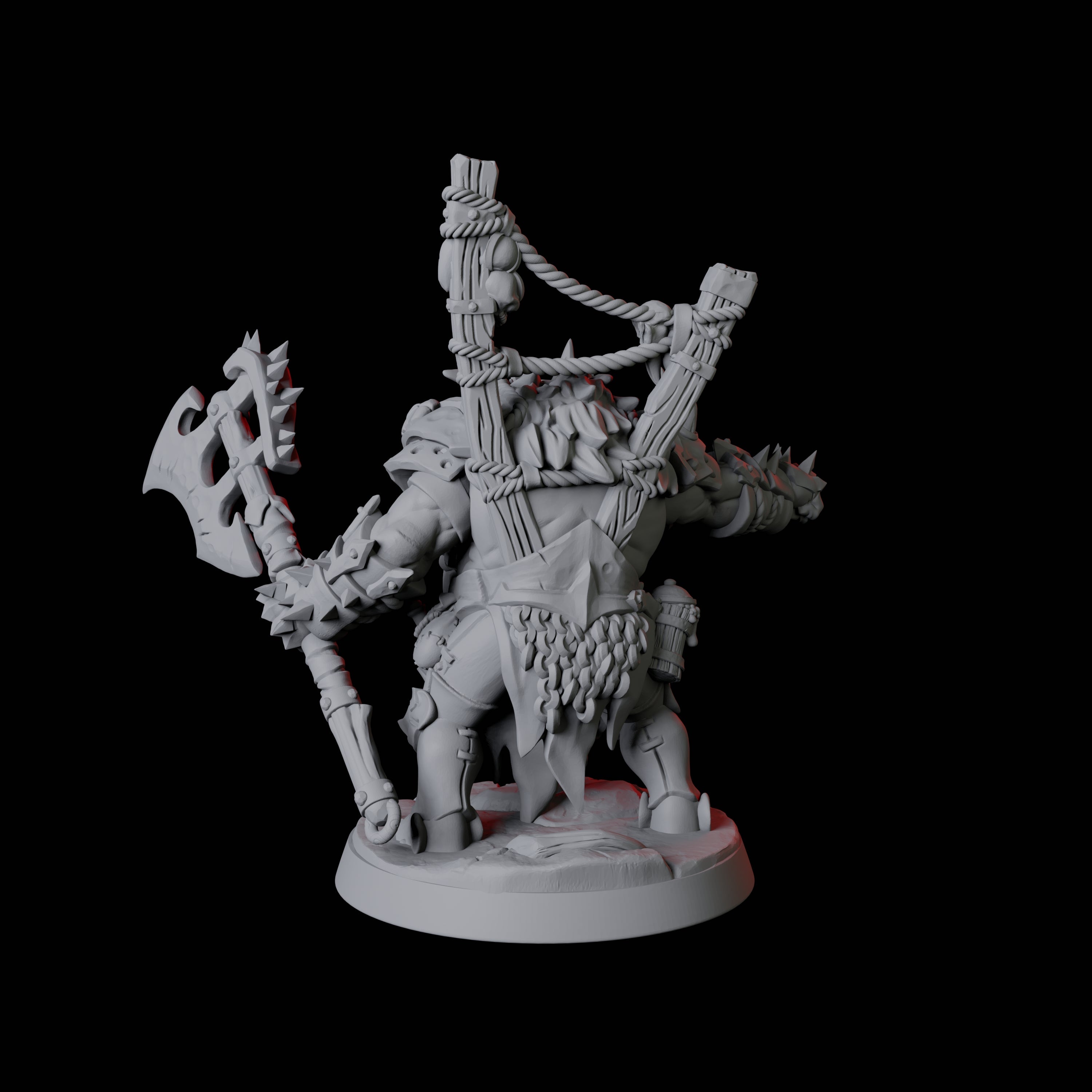 Pointing Goblin Leader Miniature for Dungeons and Dragons, Pathfinder or other TTRPGs